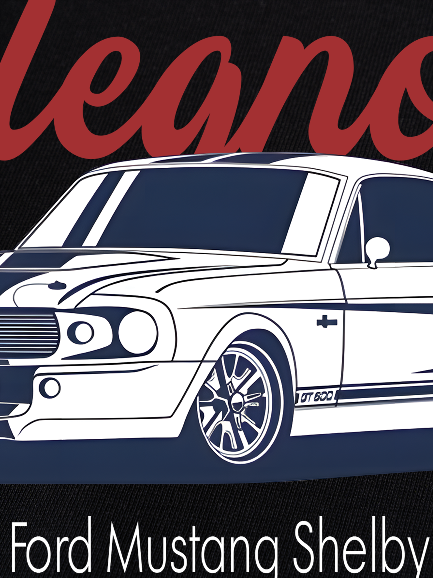 Áo Thun Ringer Relaxed Fit Mustang 1967 Ford