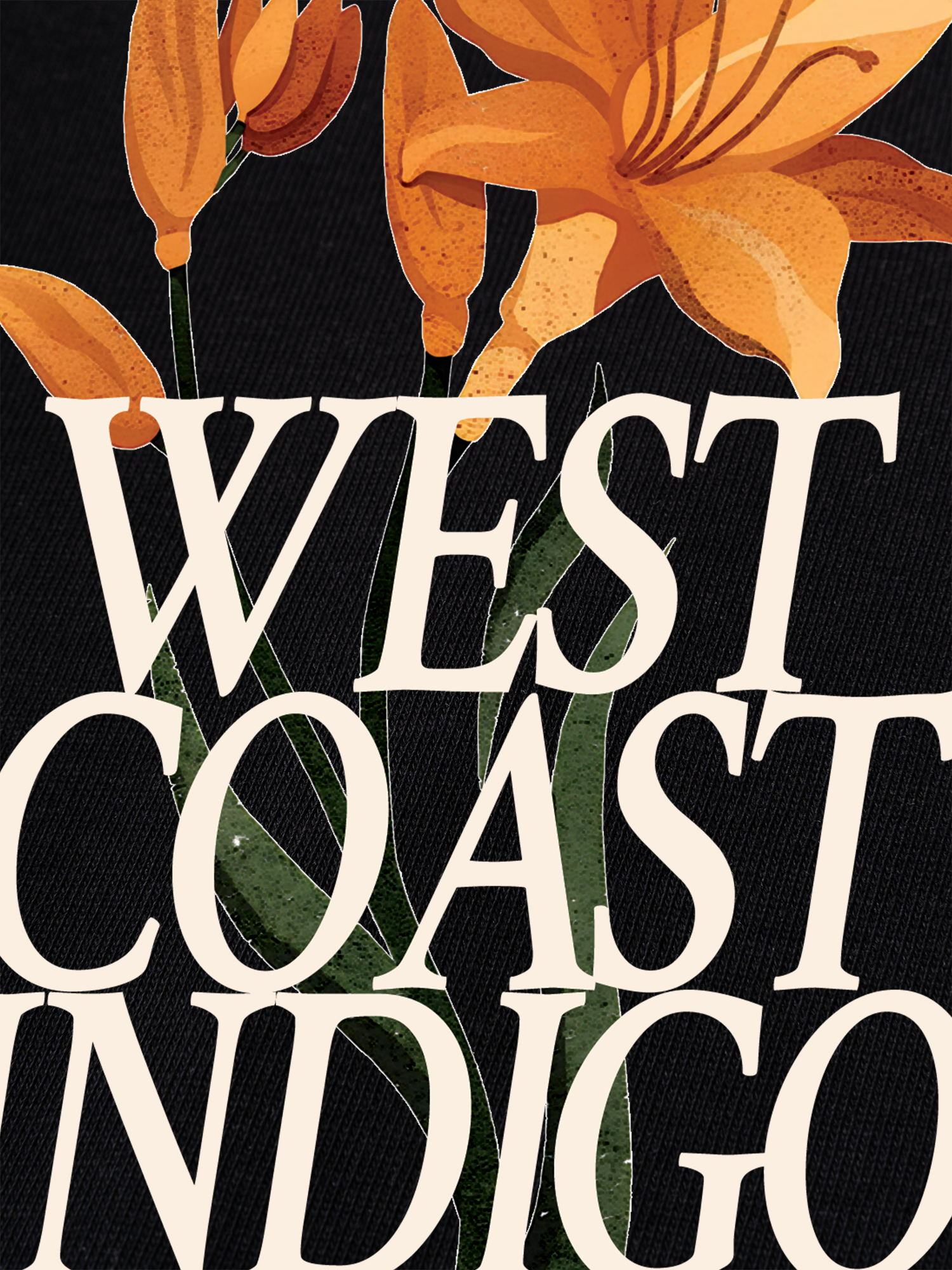 Áo Thun Ringer Relaxed Fit West coast indigo