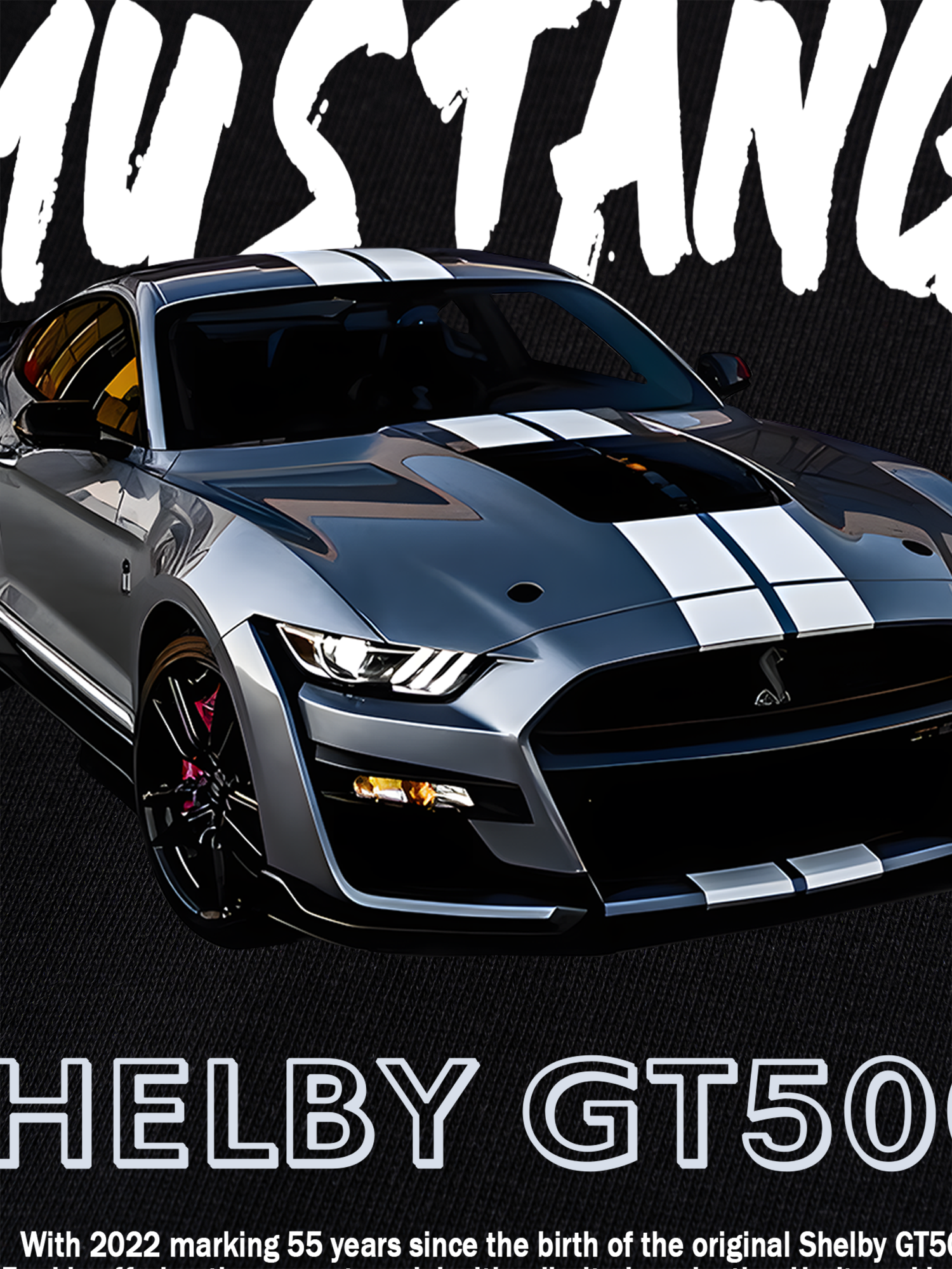 Áo Thun Ringer Relaxed Fit Mustang Shelby GT500
