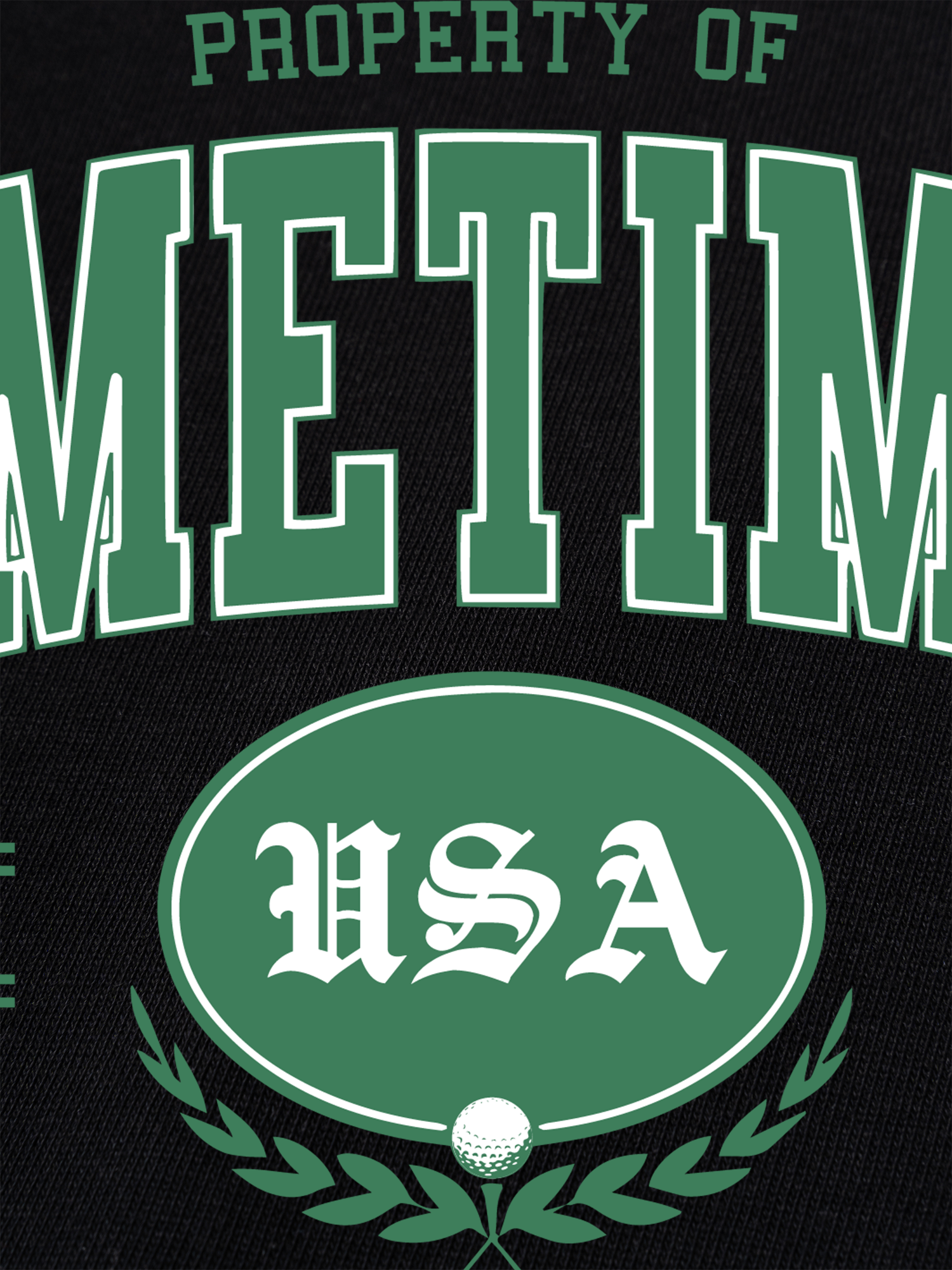 Áo Thun Ringer Relaxed Fit Golf Property Of Sometimes