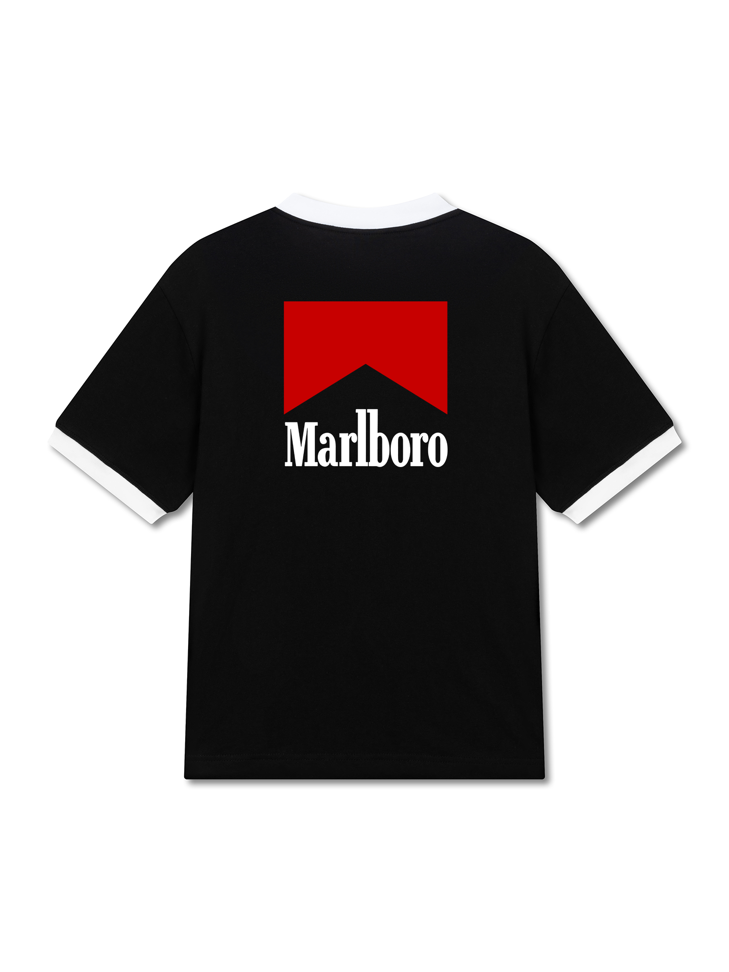 Áo Thun Ringer Relaxed Fit Marlboro Basic Logo