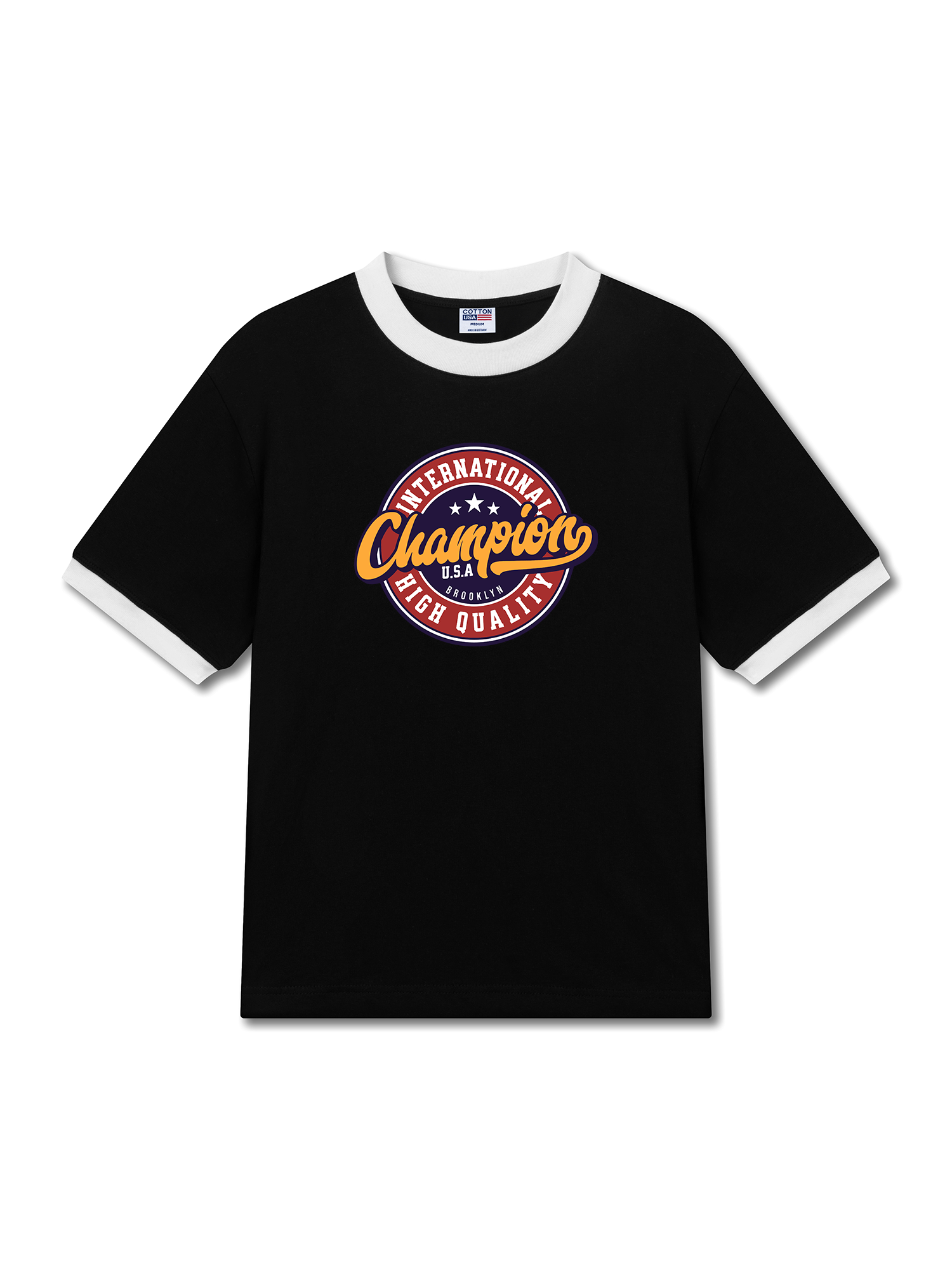 Áo Thun Ringer Relaxed Fit Champions International