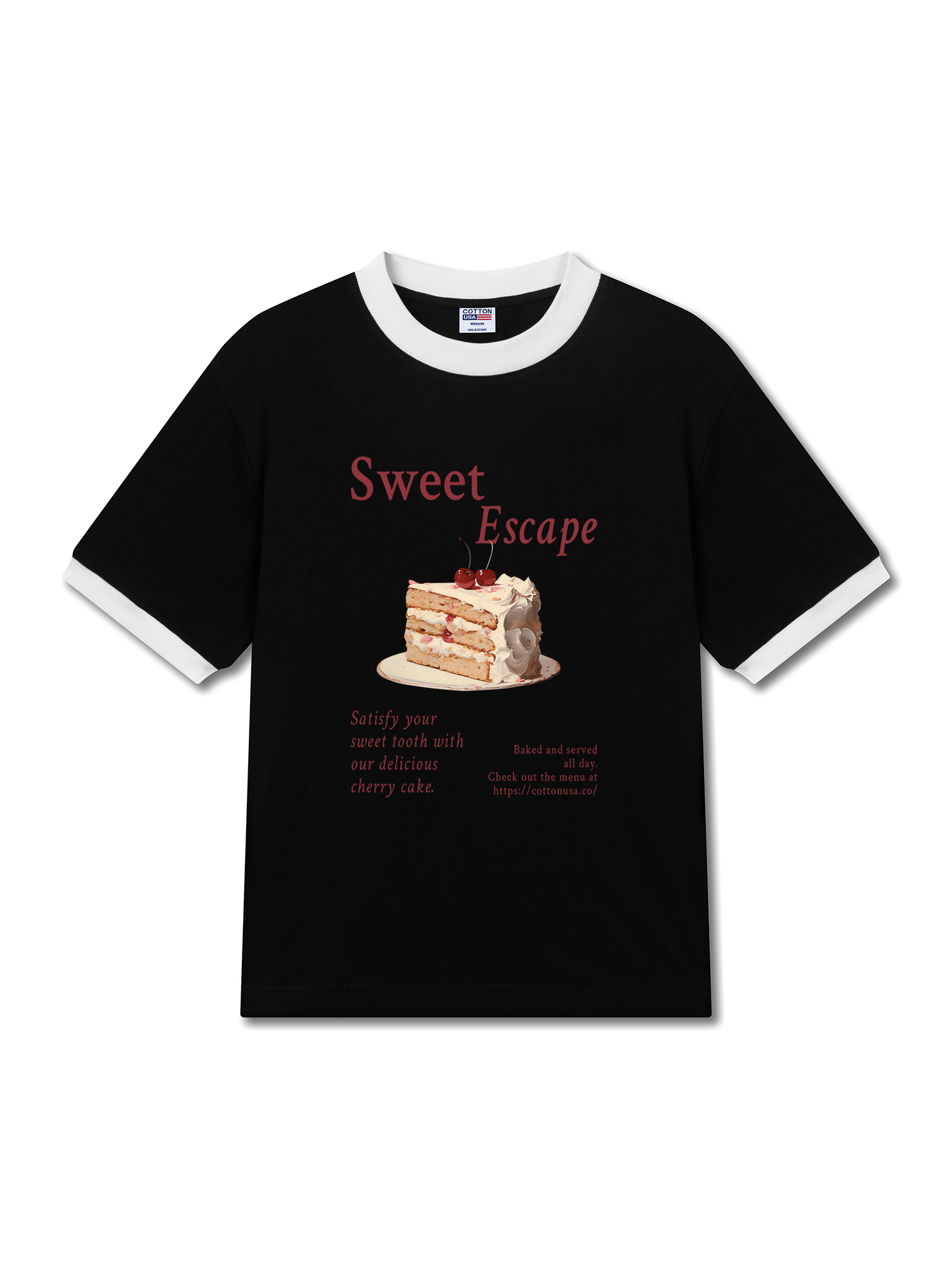 Áo Thun Ringer Relaxed Fit Tropical Sweet Escape