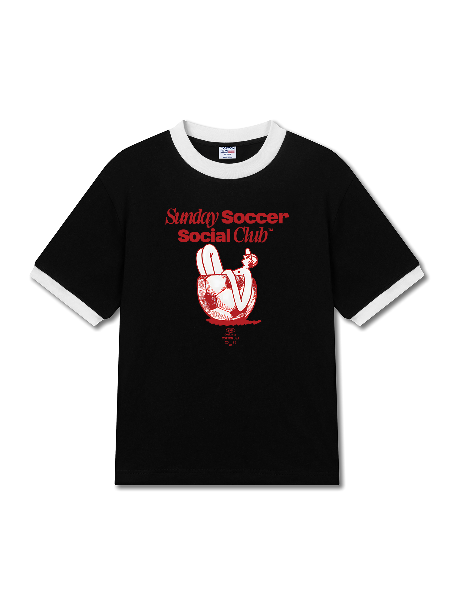 Áo Thun Ringer Relaxed Fit Soccer Social Club