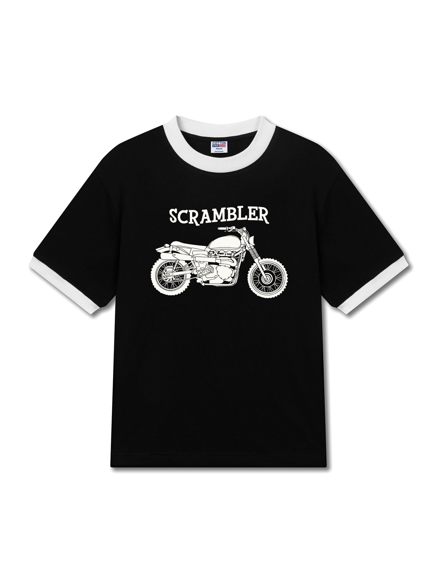 Áo Thun Ringer Relaxed Fit Scrambler Spirit