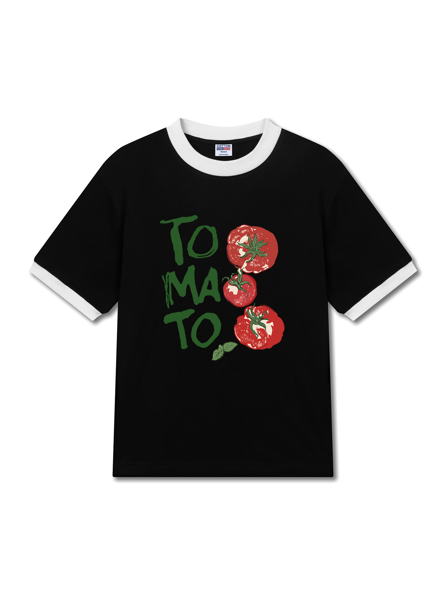 Áo Thun Ringer Relaxed Fit Tropical Tomato