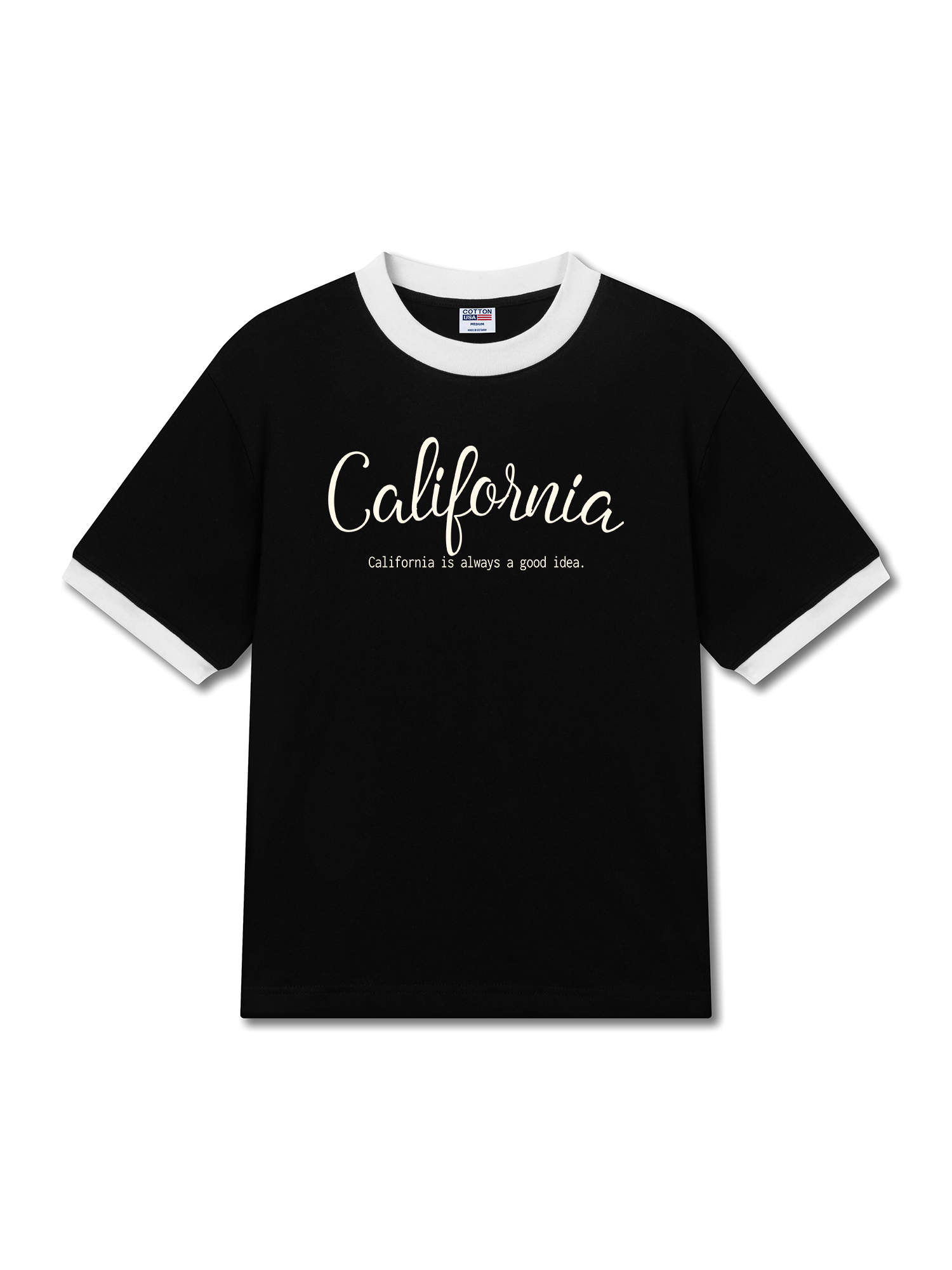 Áo Thun Ringer Relaxed Fit City Calofornia