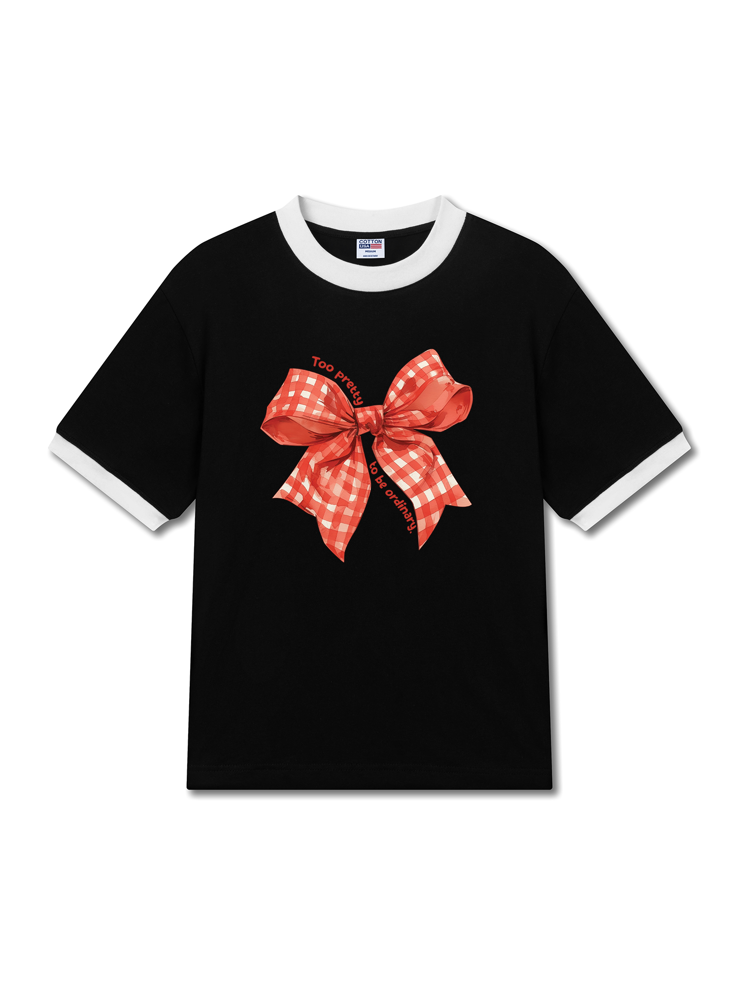 Áo Thun Ringer Relaxed Fit Too Pretty