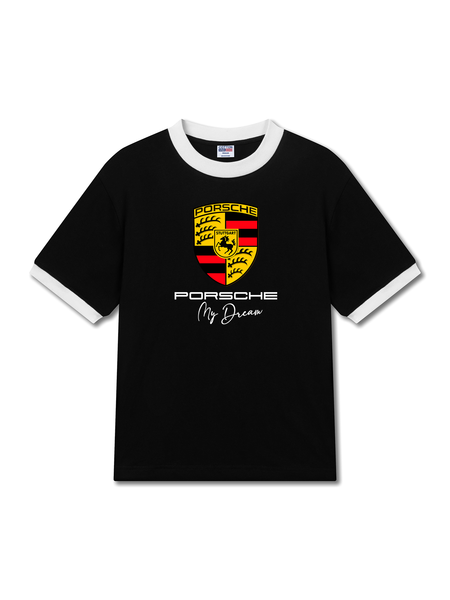 Áo Thun Ringer Relaxed Fit Porsche My Dream