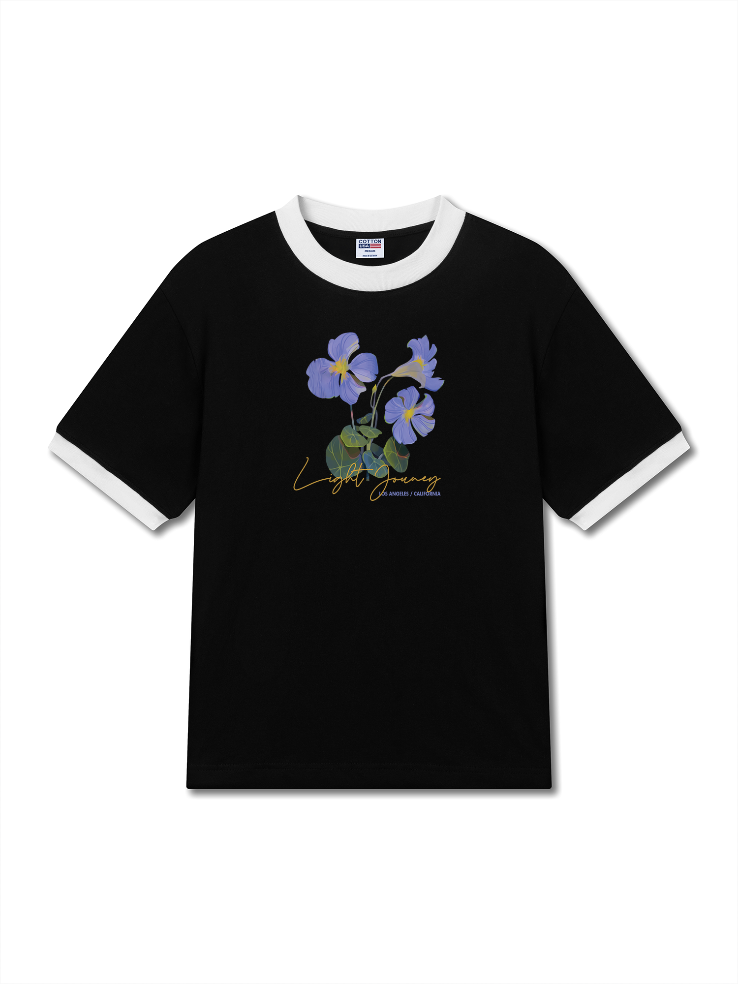 Áo Thun Ringer Relaxed Fit Light Journey