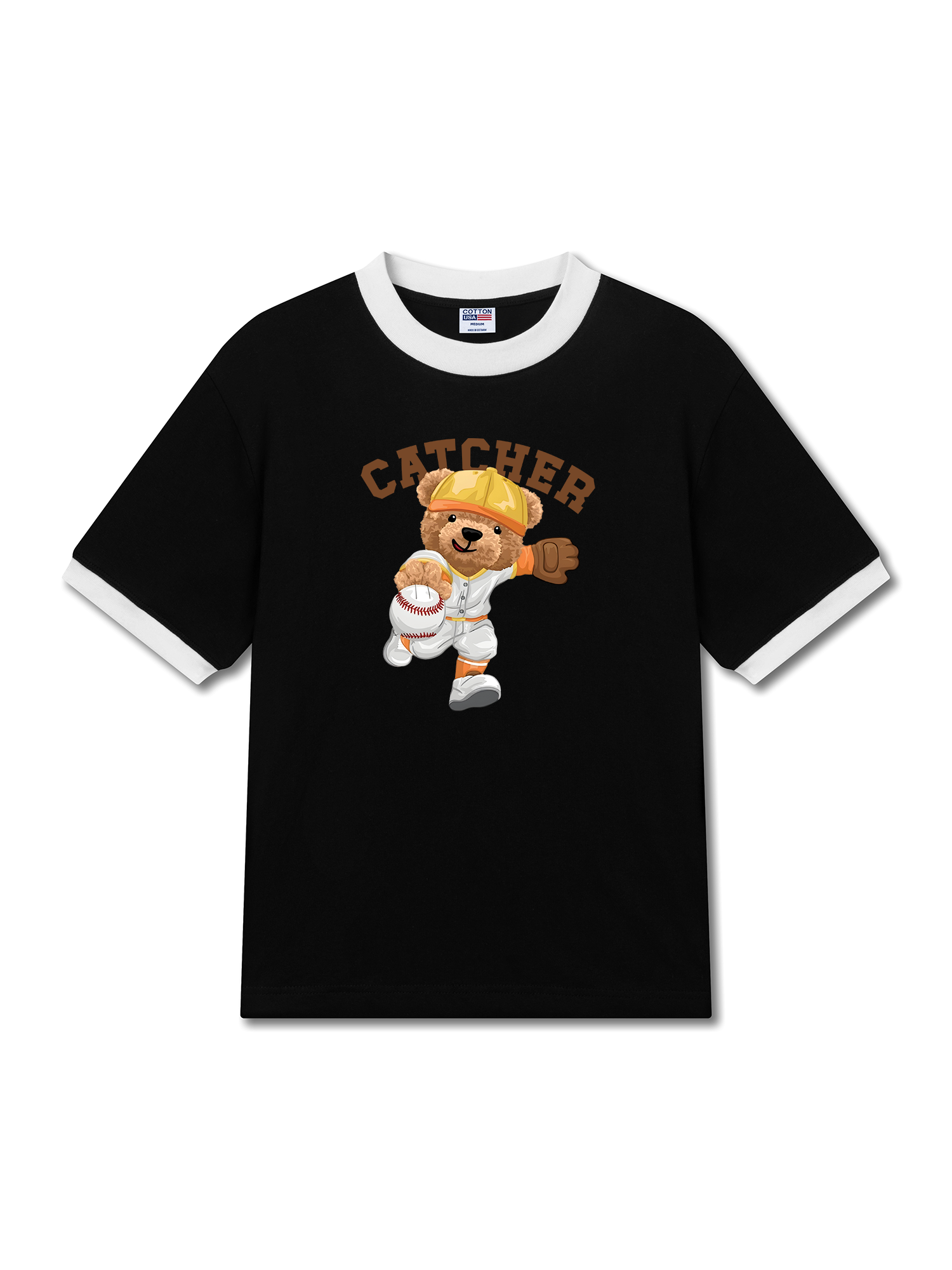 Áo Thun Ringer Relaxed Fit Catcher