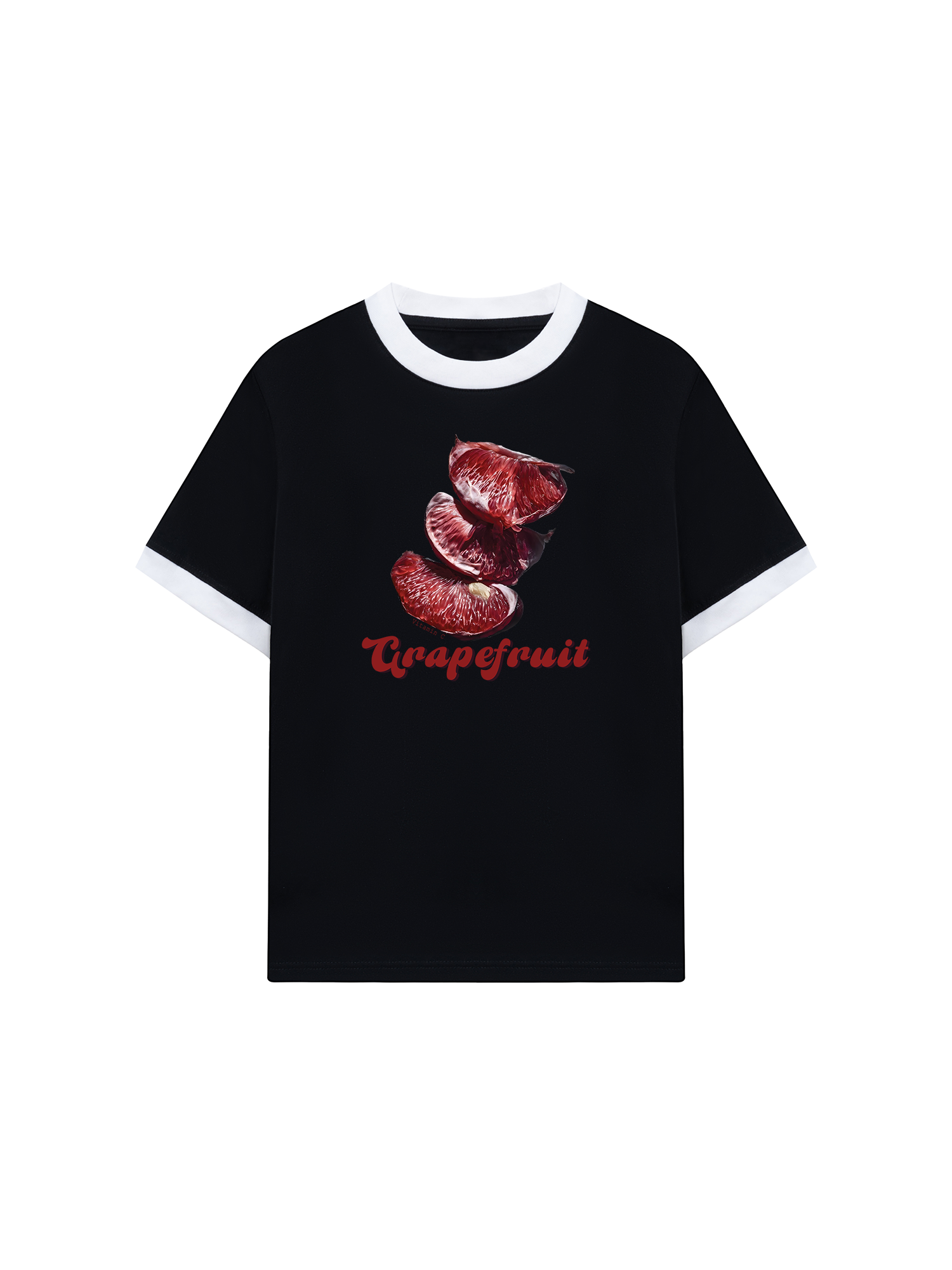 Áo Thun Ringer Relaxed Fit Tropical Grapefruit