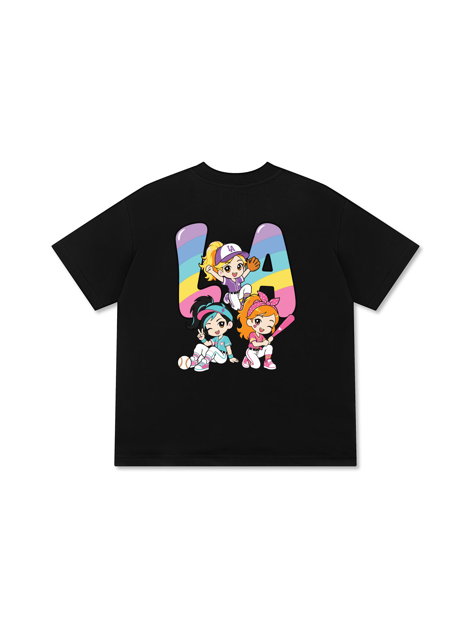Áo Thun Relaxed Fit Baseball Dream Girls LA