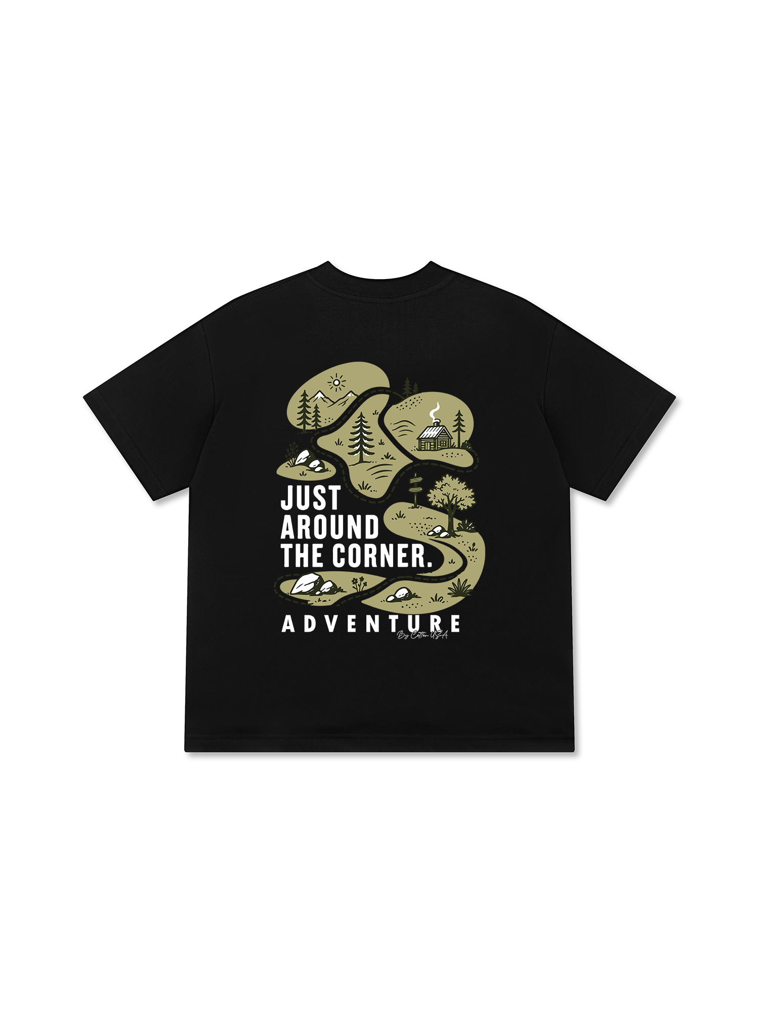 Áo Thun Relaxed Fit Adventure By Cotton USA