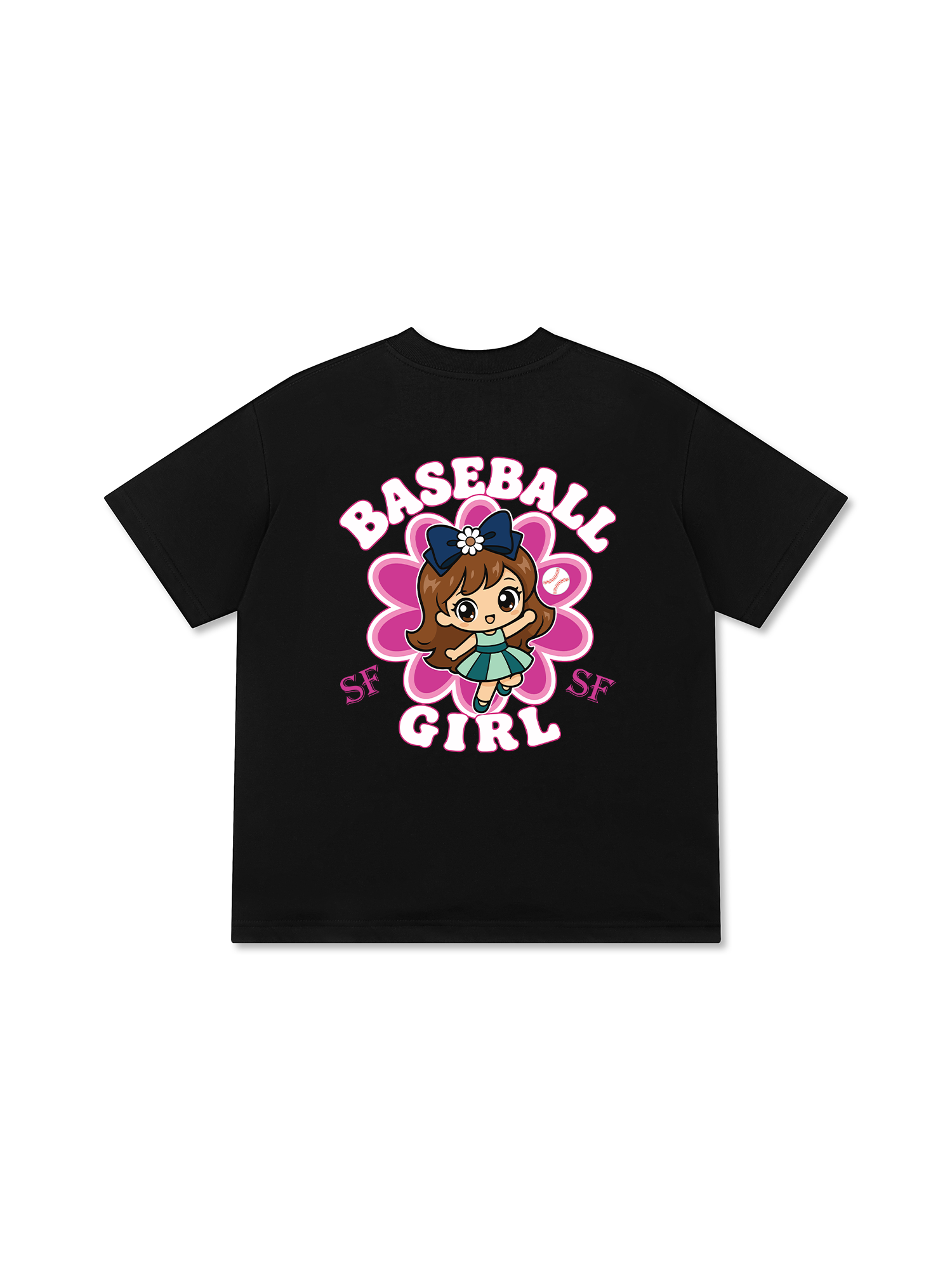 Áo Thun Relaxed Fit Baseball Pink SF