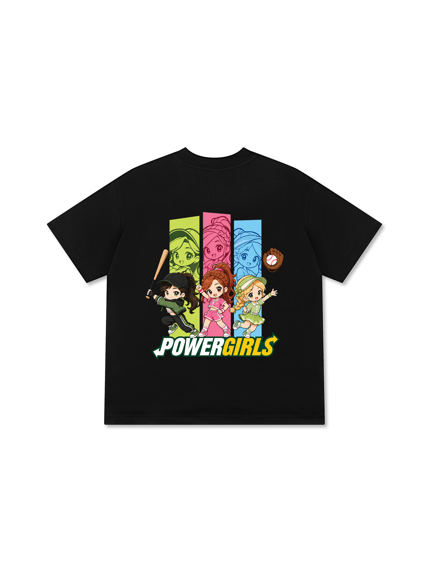 Áo Thun Relaxed Fit Baseball PowerGirl 3