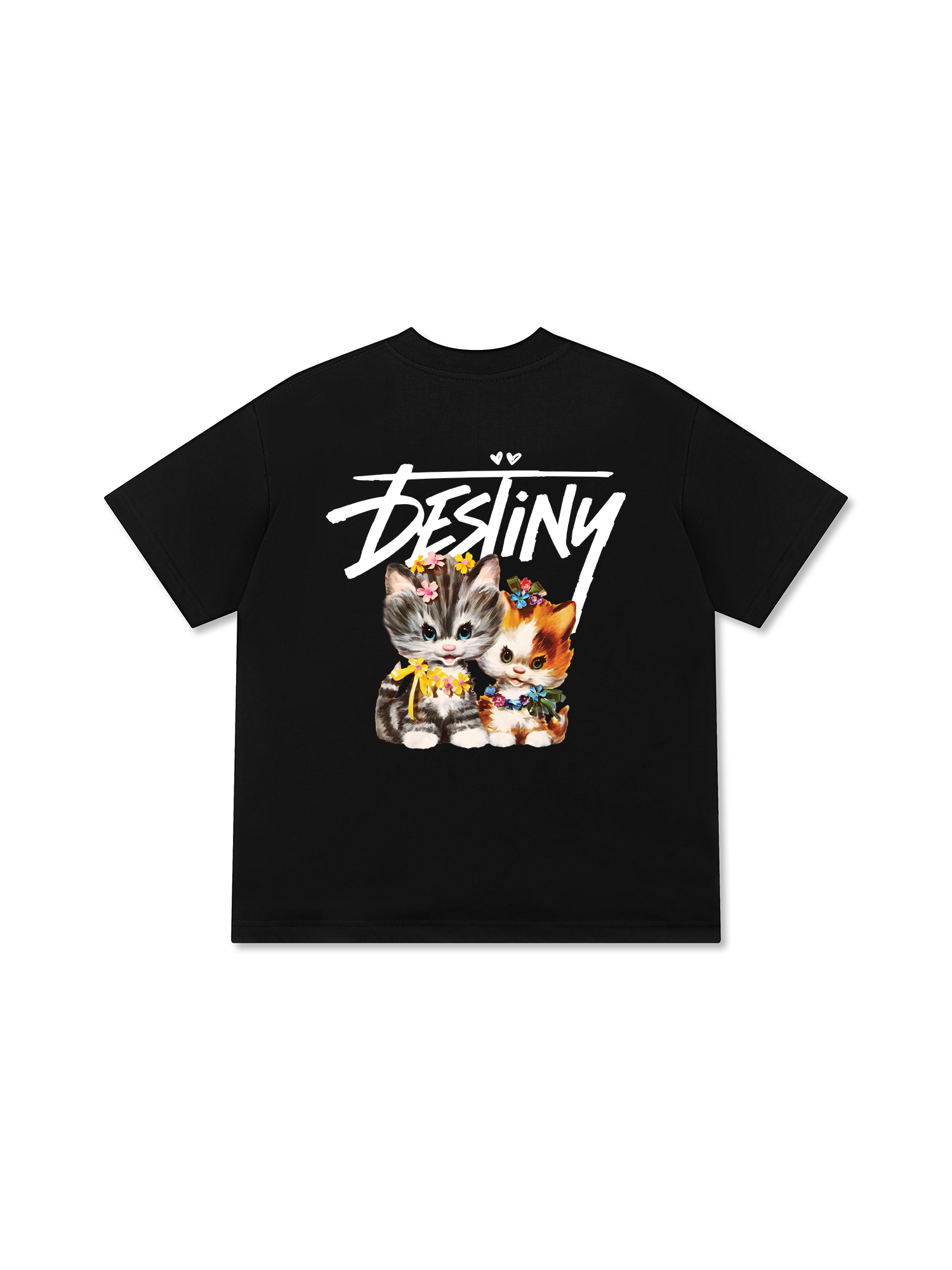 Áo Thun Relaxed Fit Destiny Love Cats