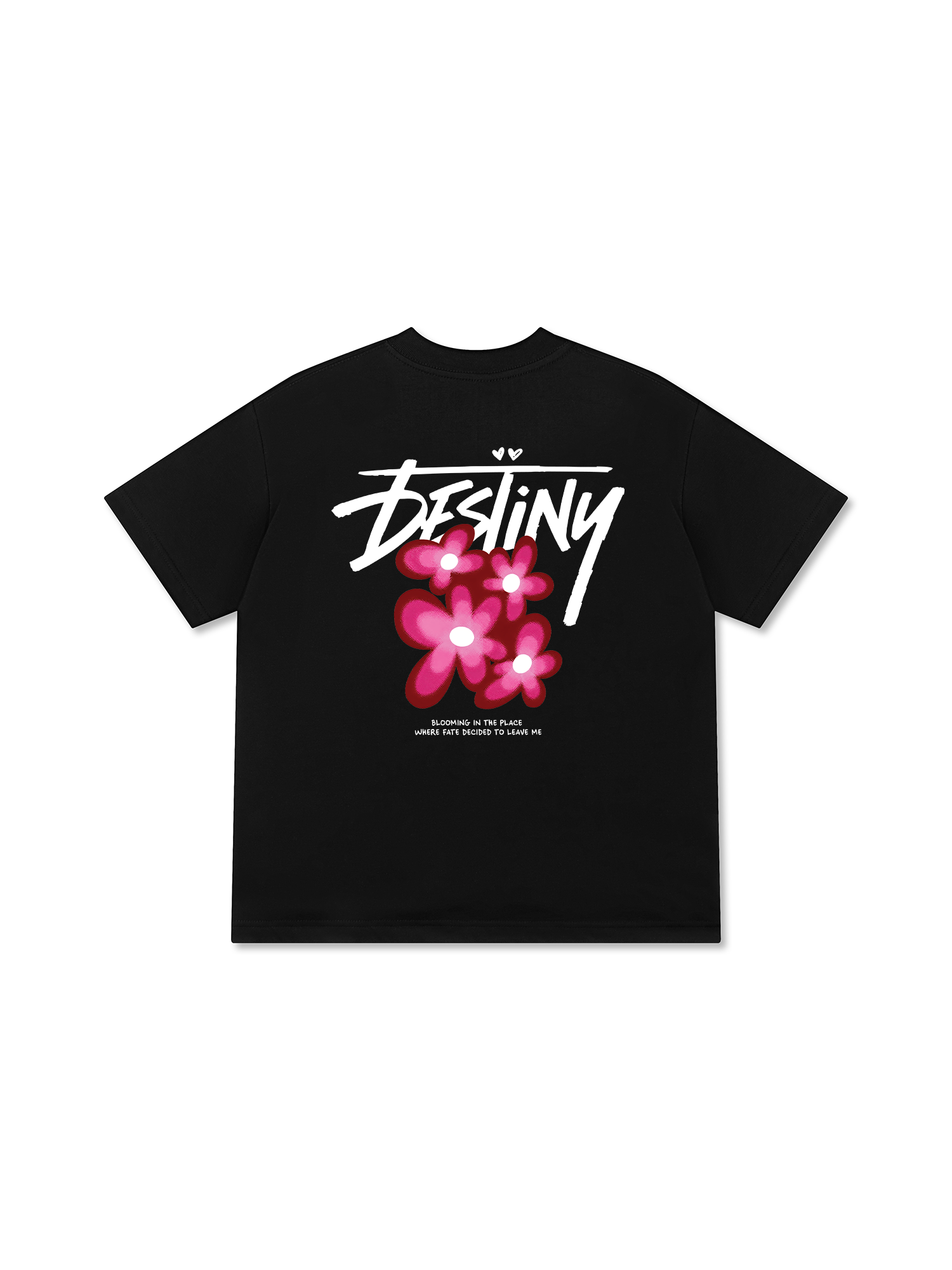 Áo Thun Relaxed Fit Destiny Pink Flower