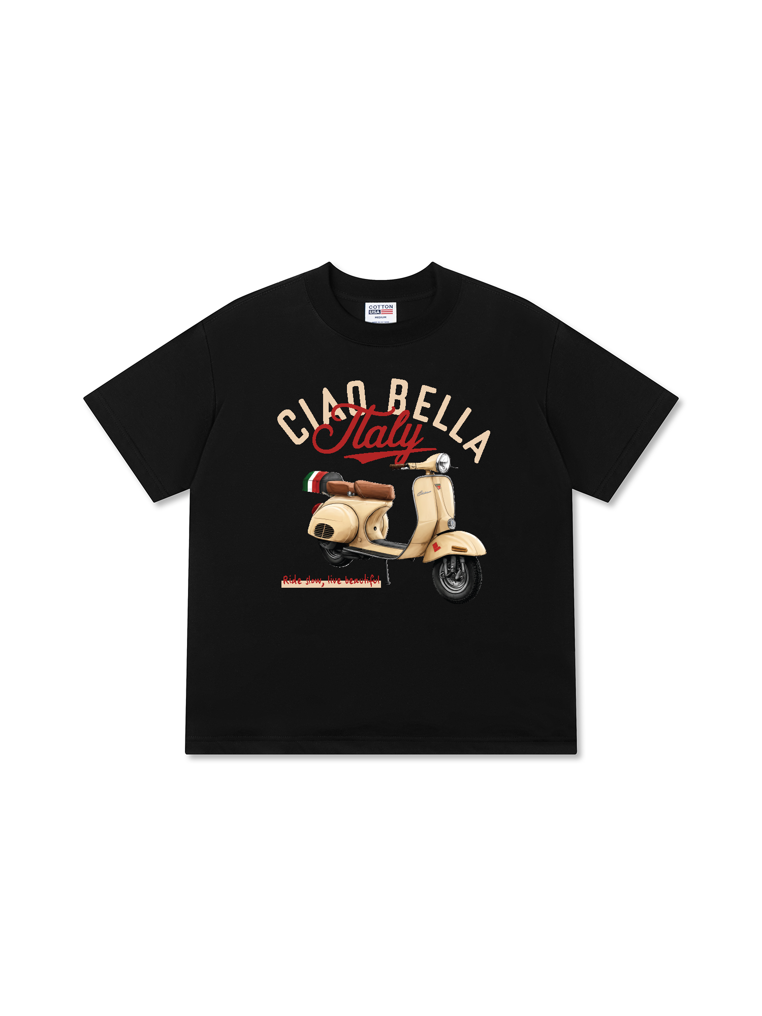 Áo Thun Relaxed Fit Car Ciao Bella