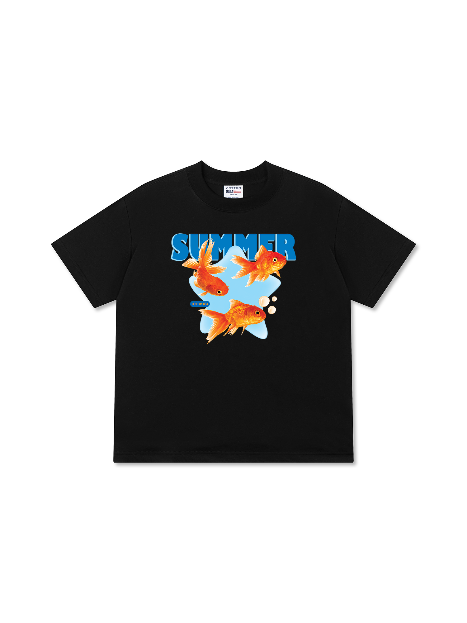 Áo Thun Relaxed Fit Tshirt Tshirt Tropical Summer Goldfish