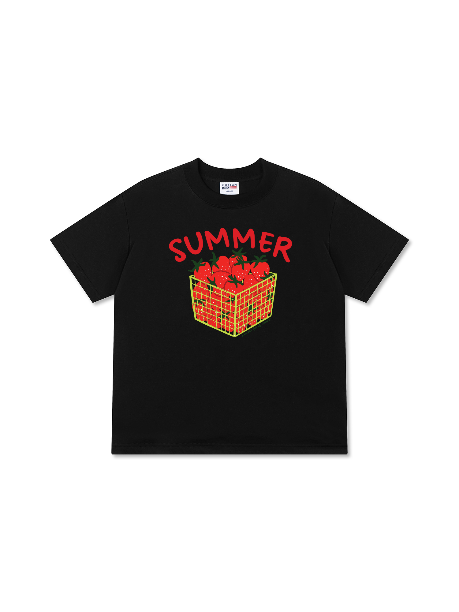 Áo Thun Relaxed Fit Tropical Strawberry