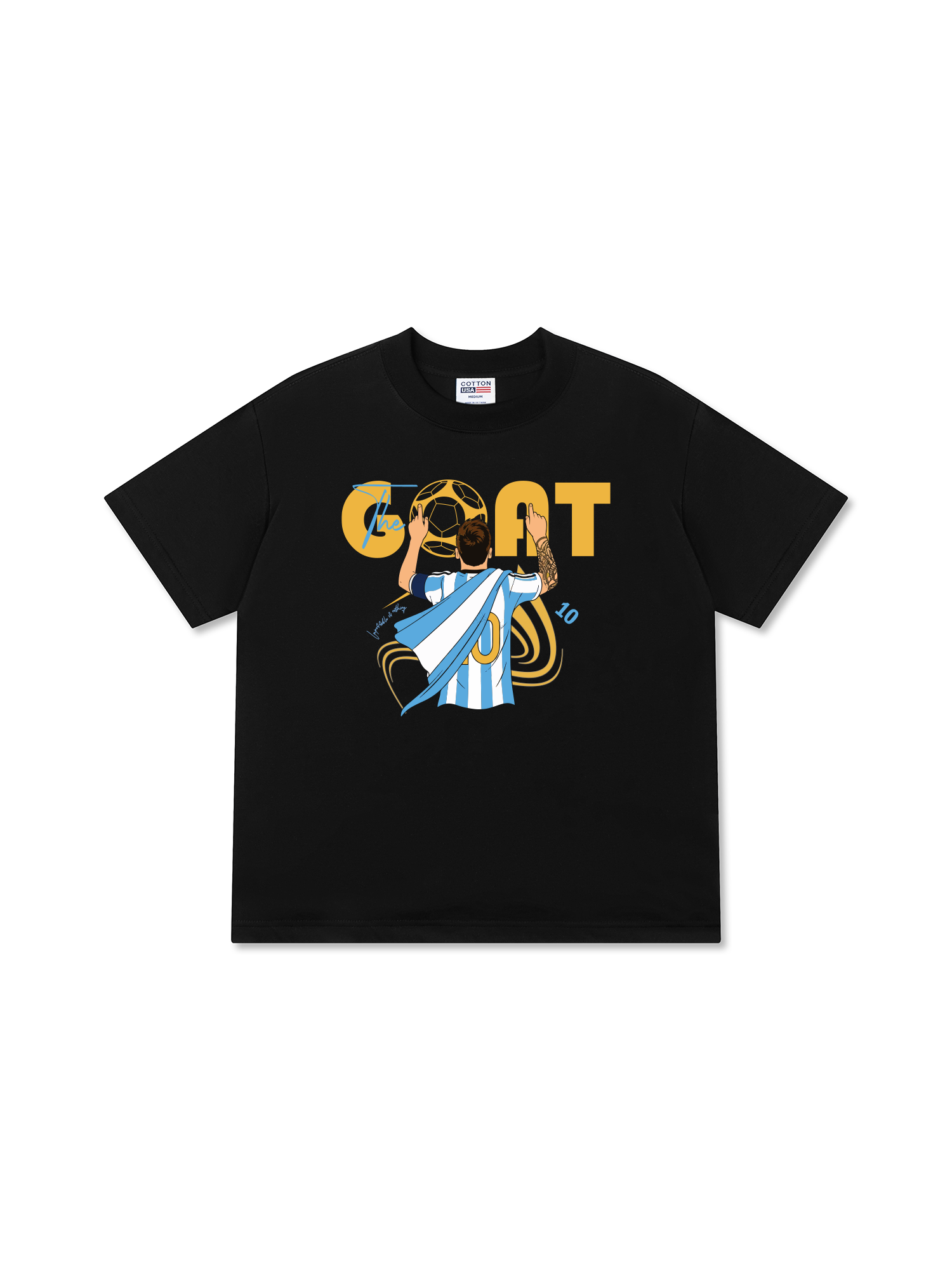 Áo Thun Relaxed Fit The Goat M10 Impossible Is Nothing