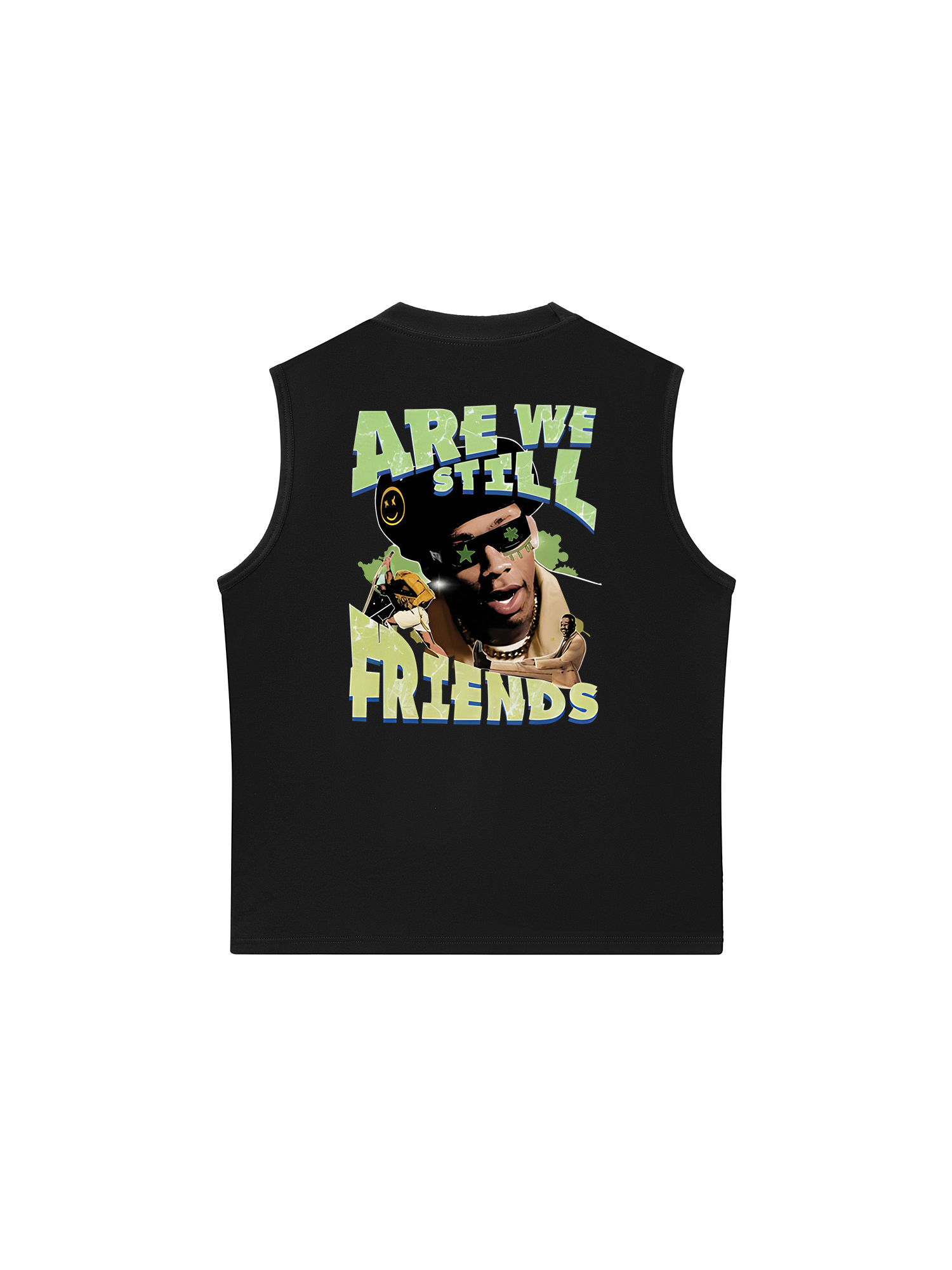 Áo Ba Lỗ Relaxed Fit Rapper Tyler Are We Still Friends