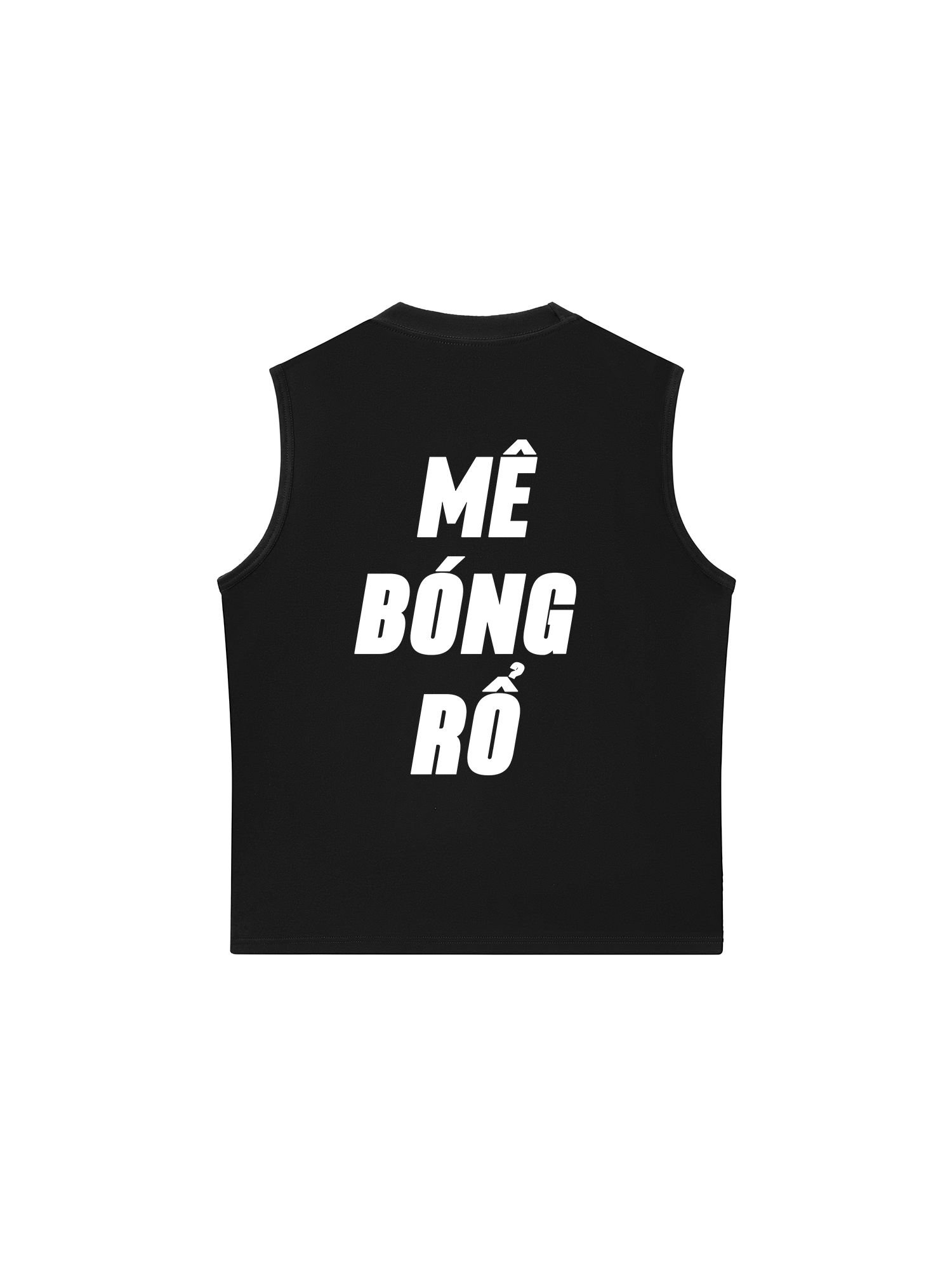 Áo Ba Lỗ Relaxed Fit Mê Bóng Rổ Black And White