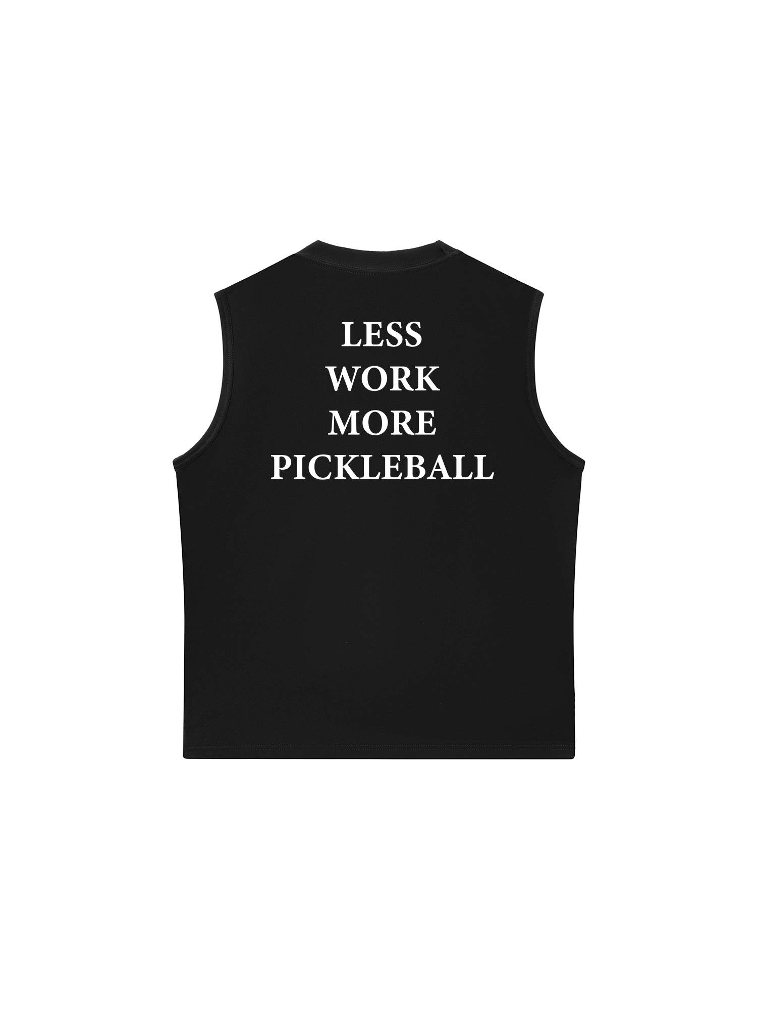 Áo Ba Lỗ Relaxed Fit Pickleball Less Work More Pickleball