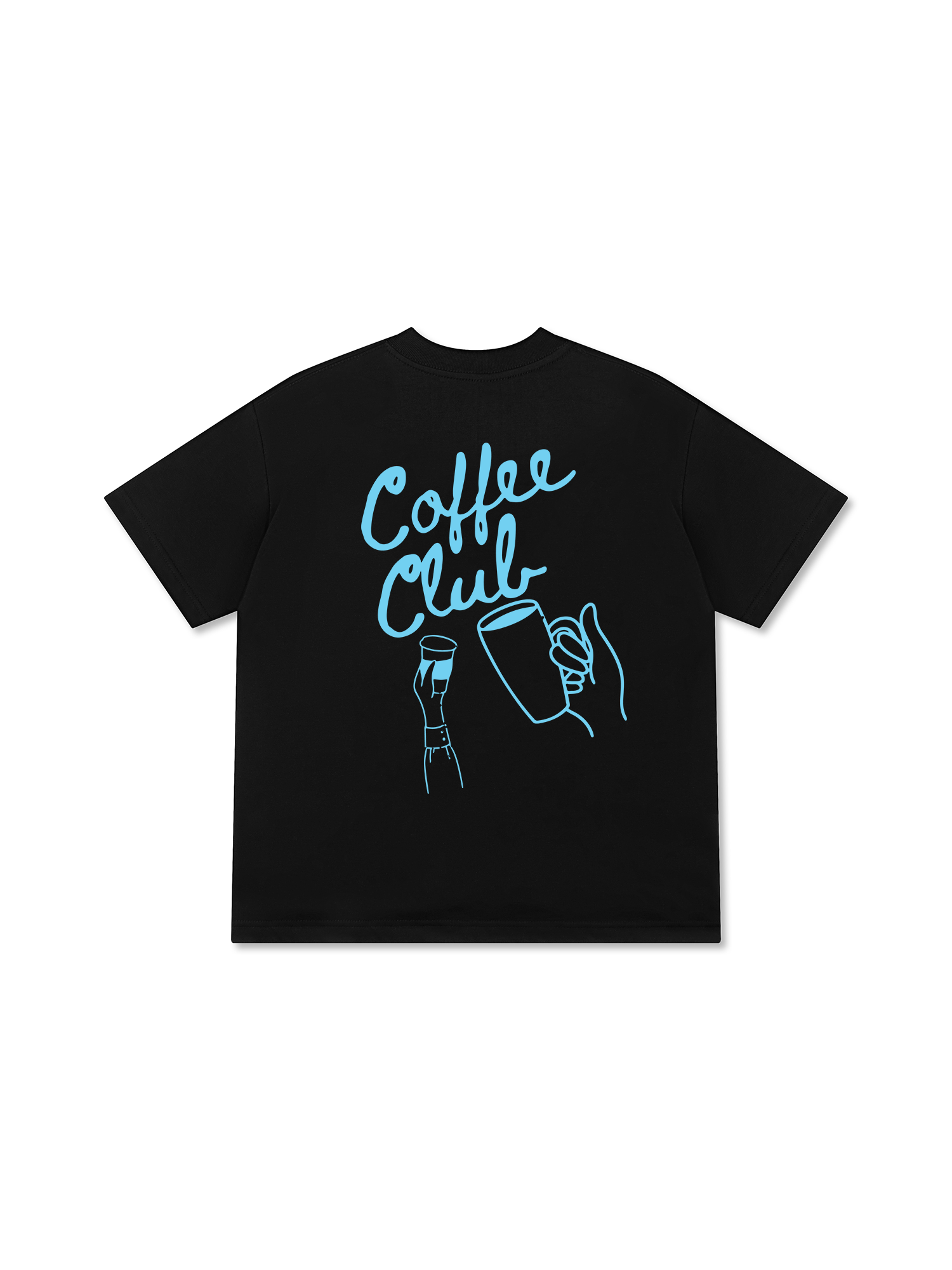 Áo Thun Relaxed Fit Coffee Club Blue