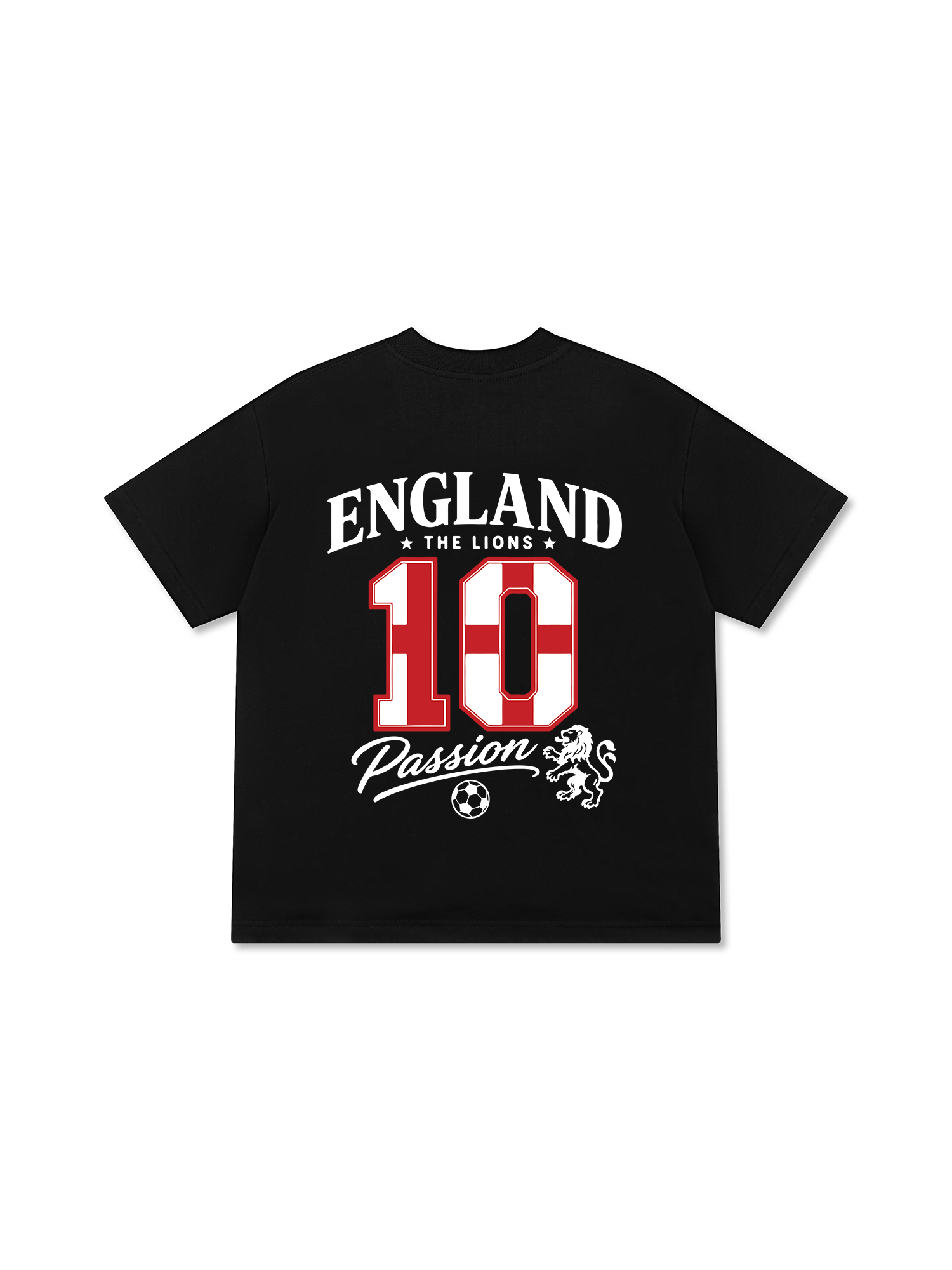 Áo Thun Relaxed Fit Soccer England Red White Spirit