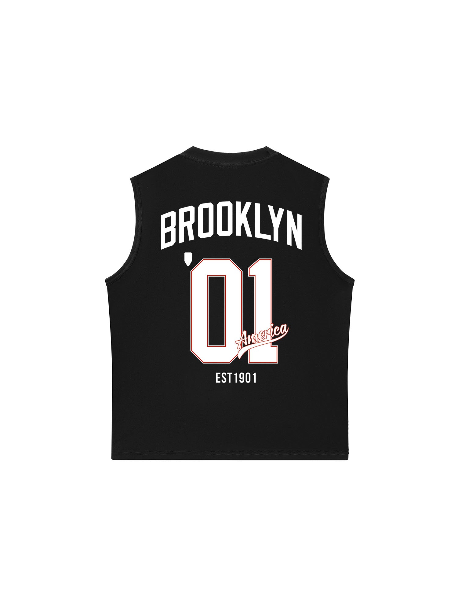 Áo Ba Lỗ Relaxed Fit Baseball Brooklyn America