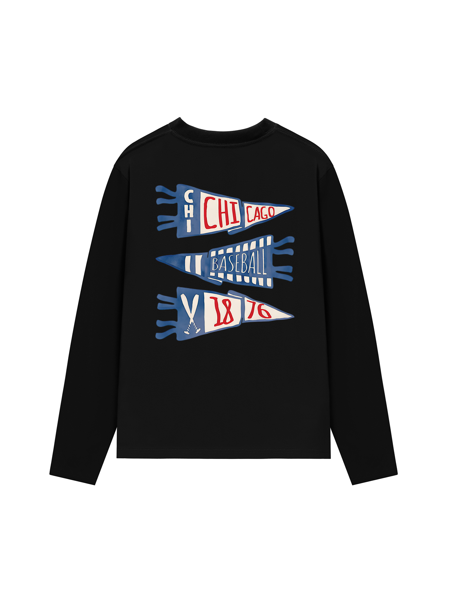 Áo Thun Dài Tay Chicago Baseball