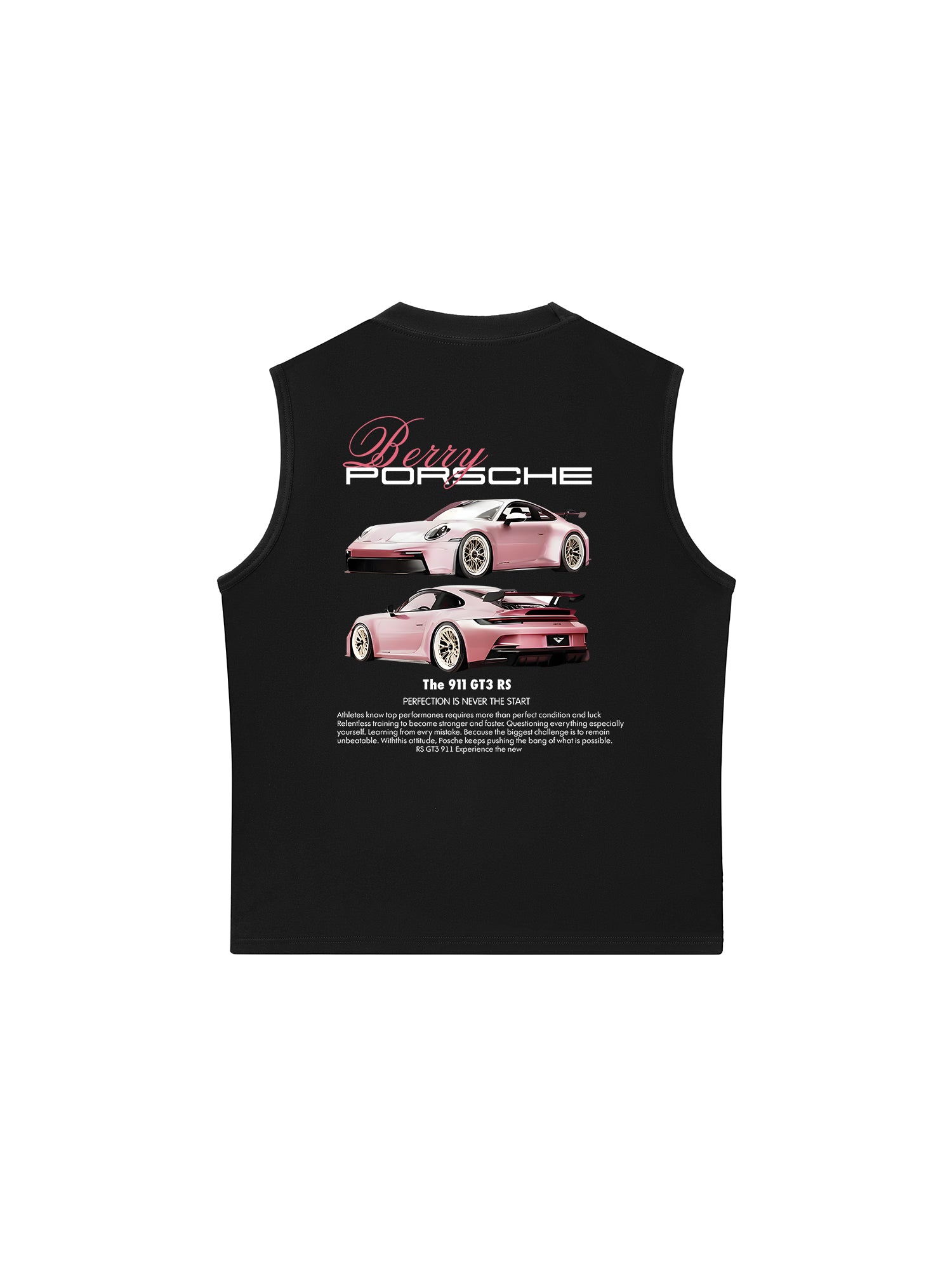 Áo Ba Lỗ Relaxed Fit CAR Berry Porsche