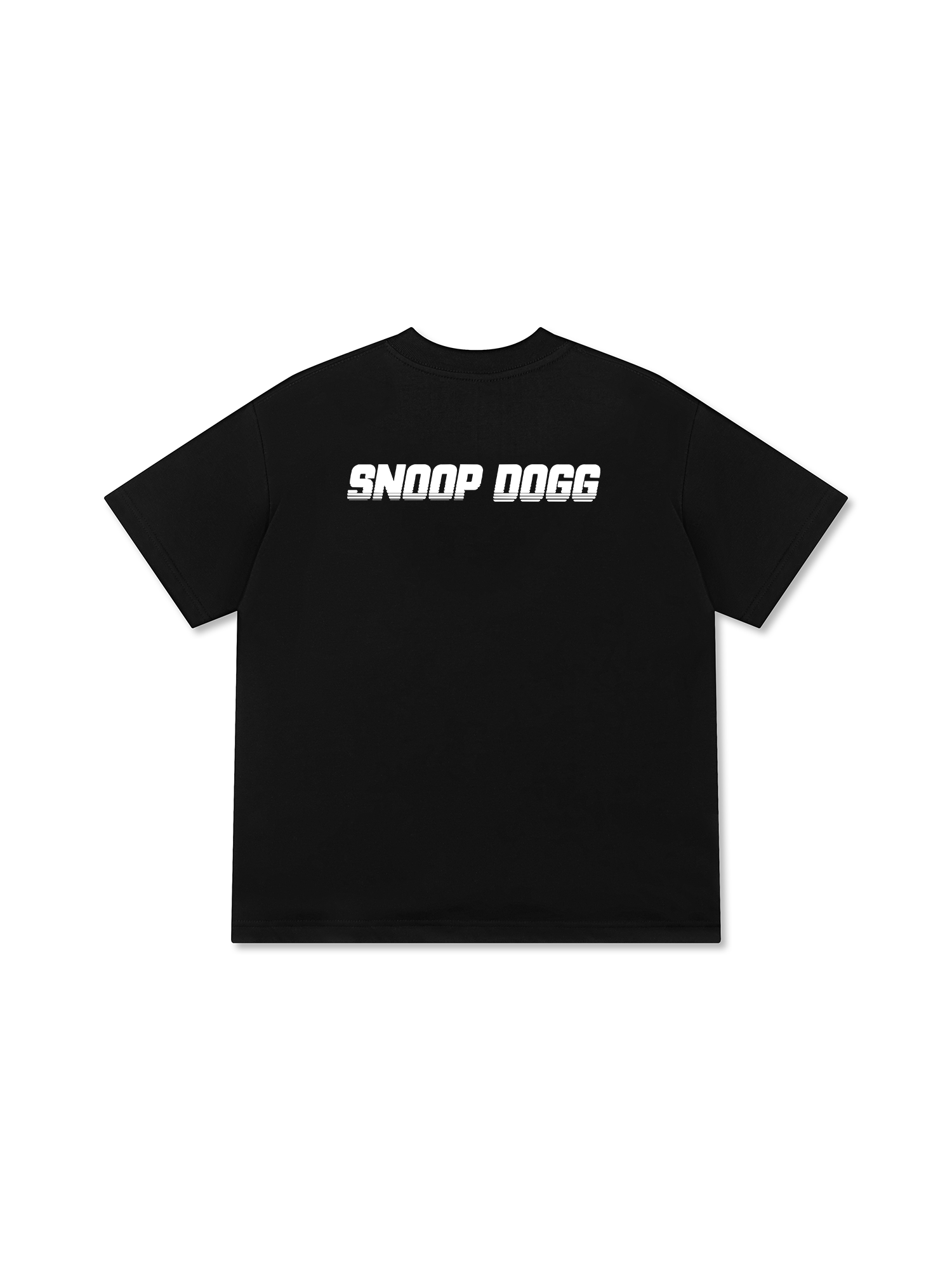 Áo Thun Relaxed Fit Rapper Black And White Snoop Dog