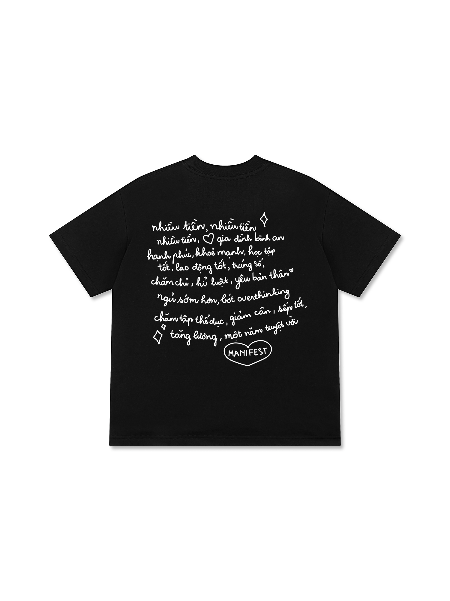 Áo Thun Relaxed Fit Manifest Năm Mới Tuyệt Vời