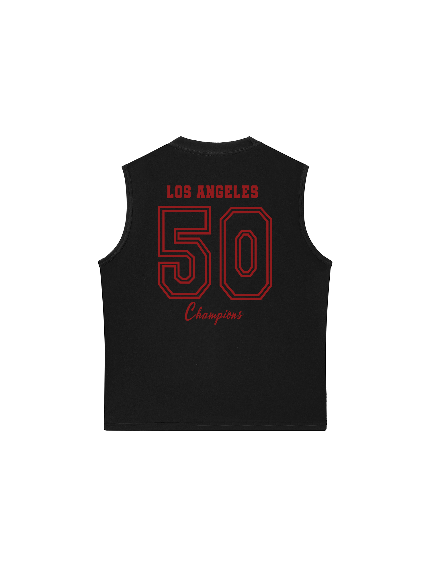 Áo Ba Lỗ Relaxed Fit Los Angeles Champions Red