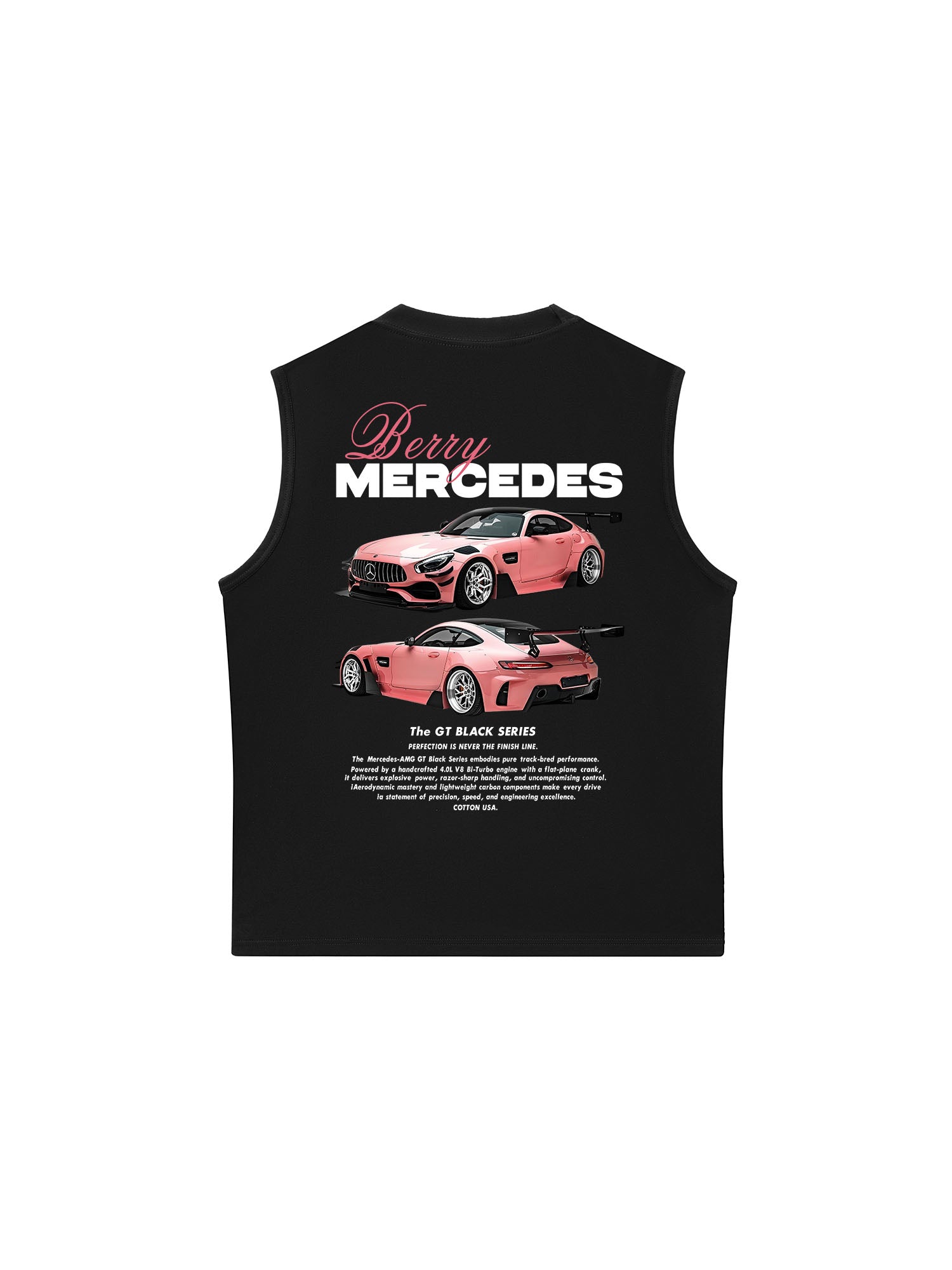 Áo Ba Lỗ Relaxed Fit Berry Mercedes