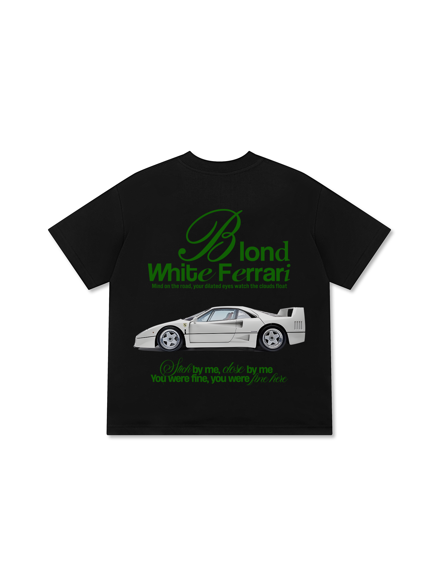 Áo Thun Relaxed Fit Ferrari Blond White