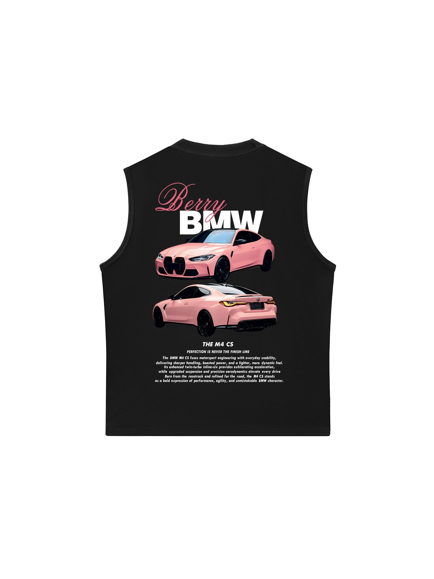 Áo Ba Lỗ Relaxed Fit Berry BMW