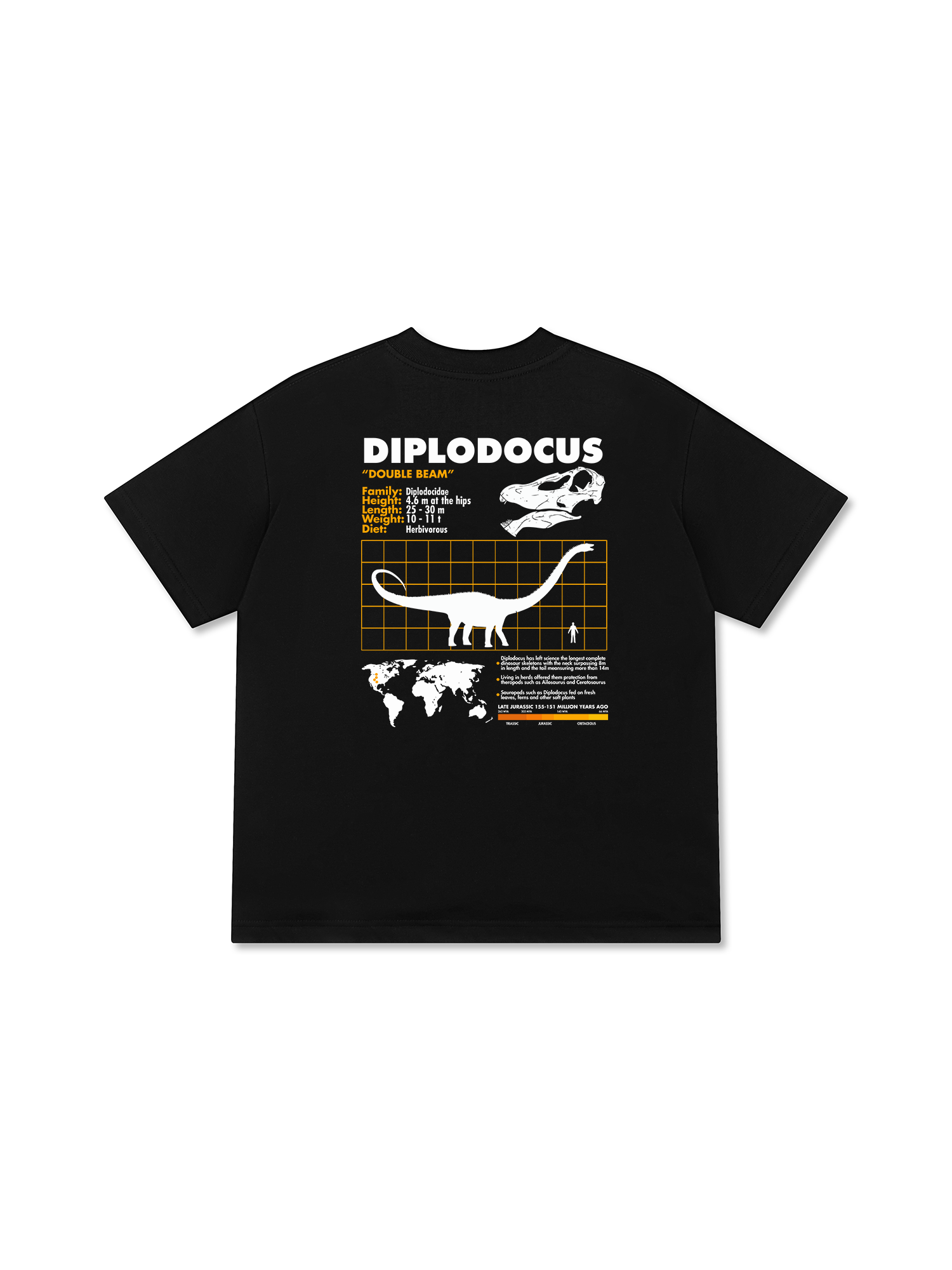 Áo Thun Relaxed Fit Analysis Table Diplodocus