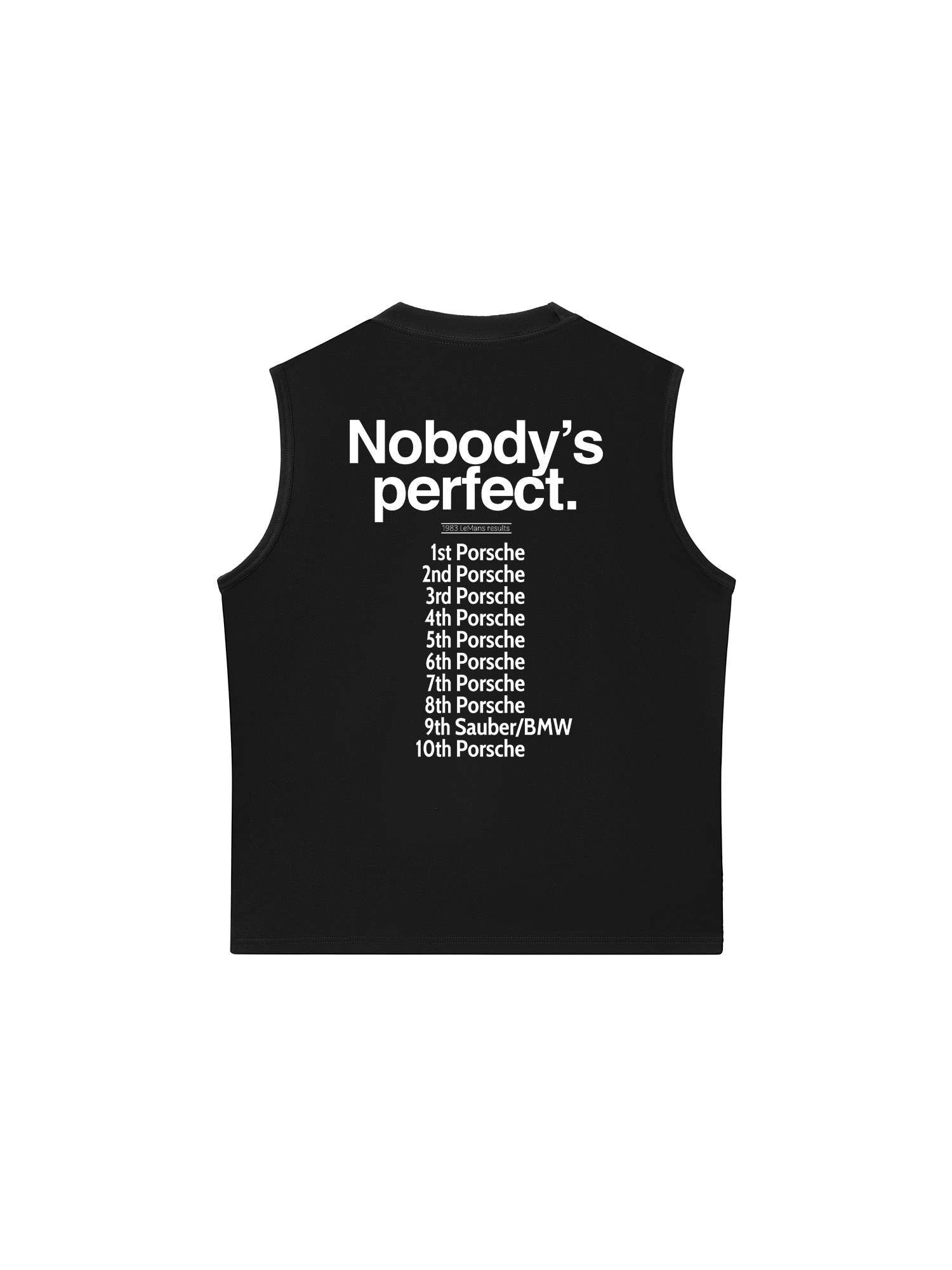 Áo Ba Lỗ Relaxed Fit Porsche Nobody_s Perfect