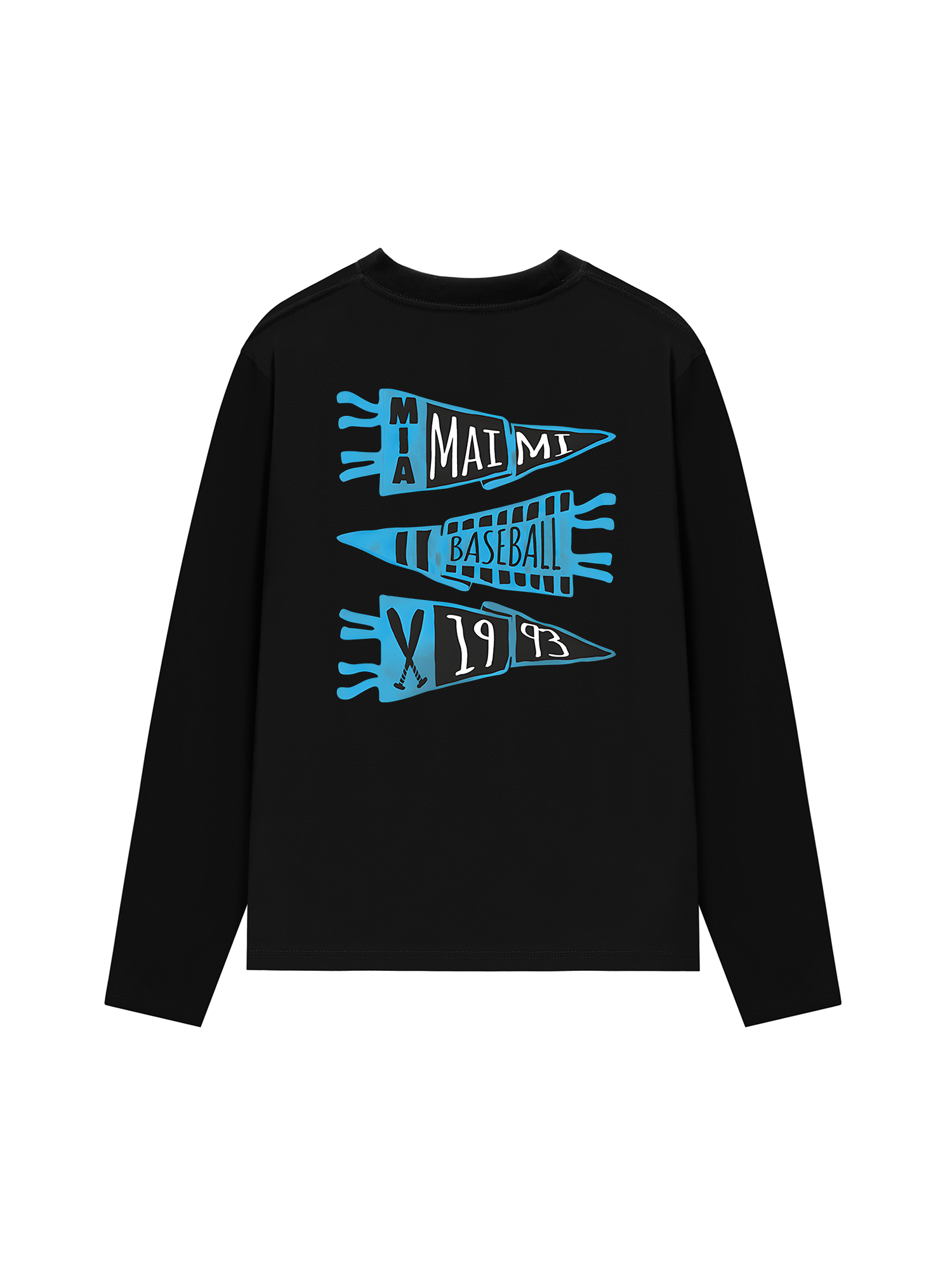 Áo Thun Dài Tay Baseball Maimi