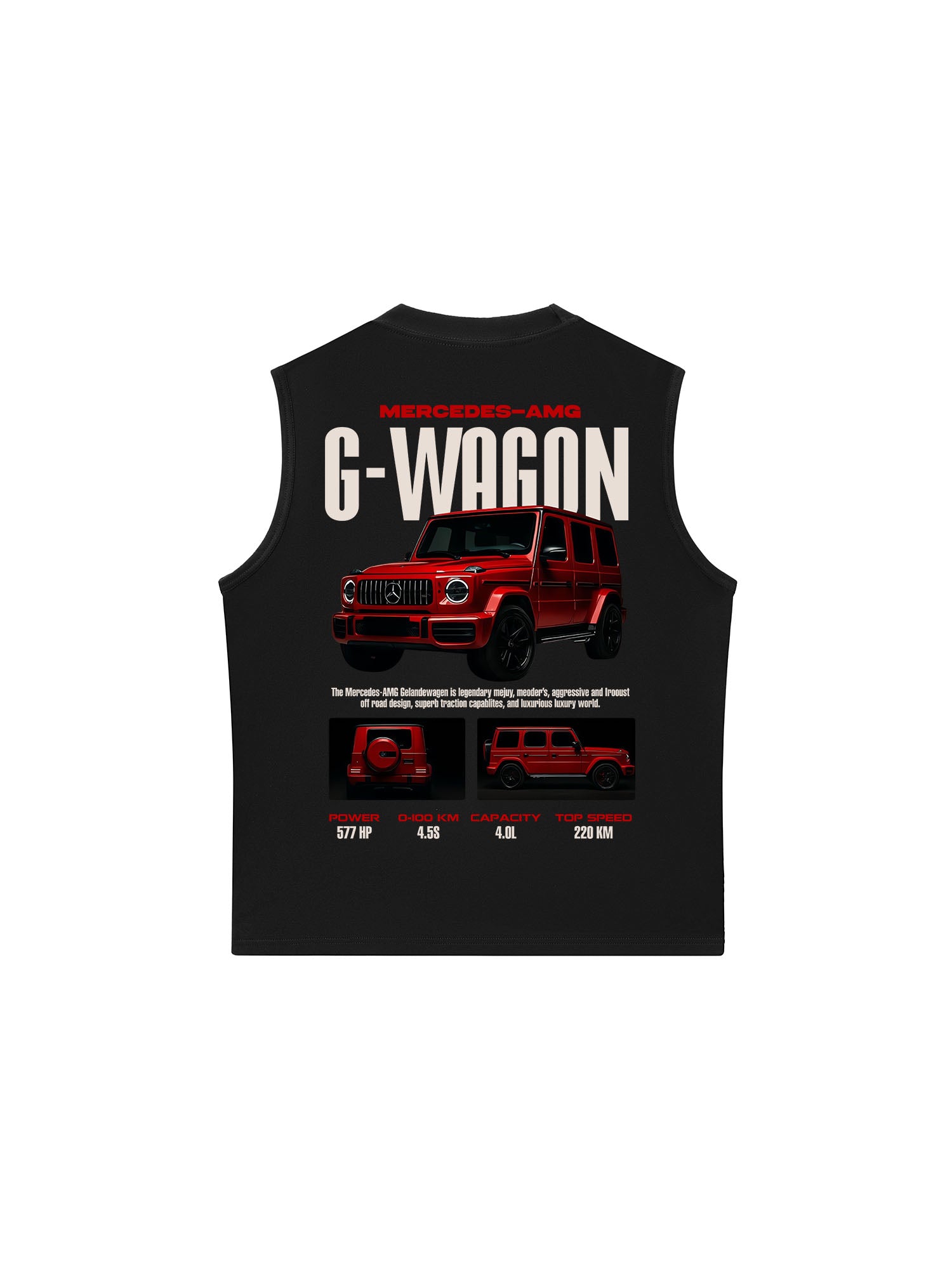 Áo Ba Lỗ Relaxed Fit Mercedes AMG G Wagon