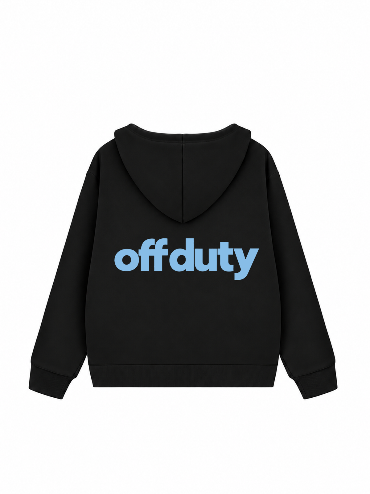Áo Hoodie Zip Nỉ Hai Da Blue Off Duty
