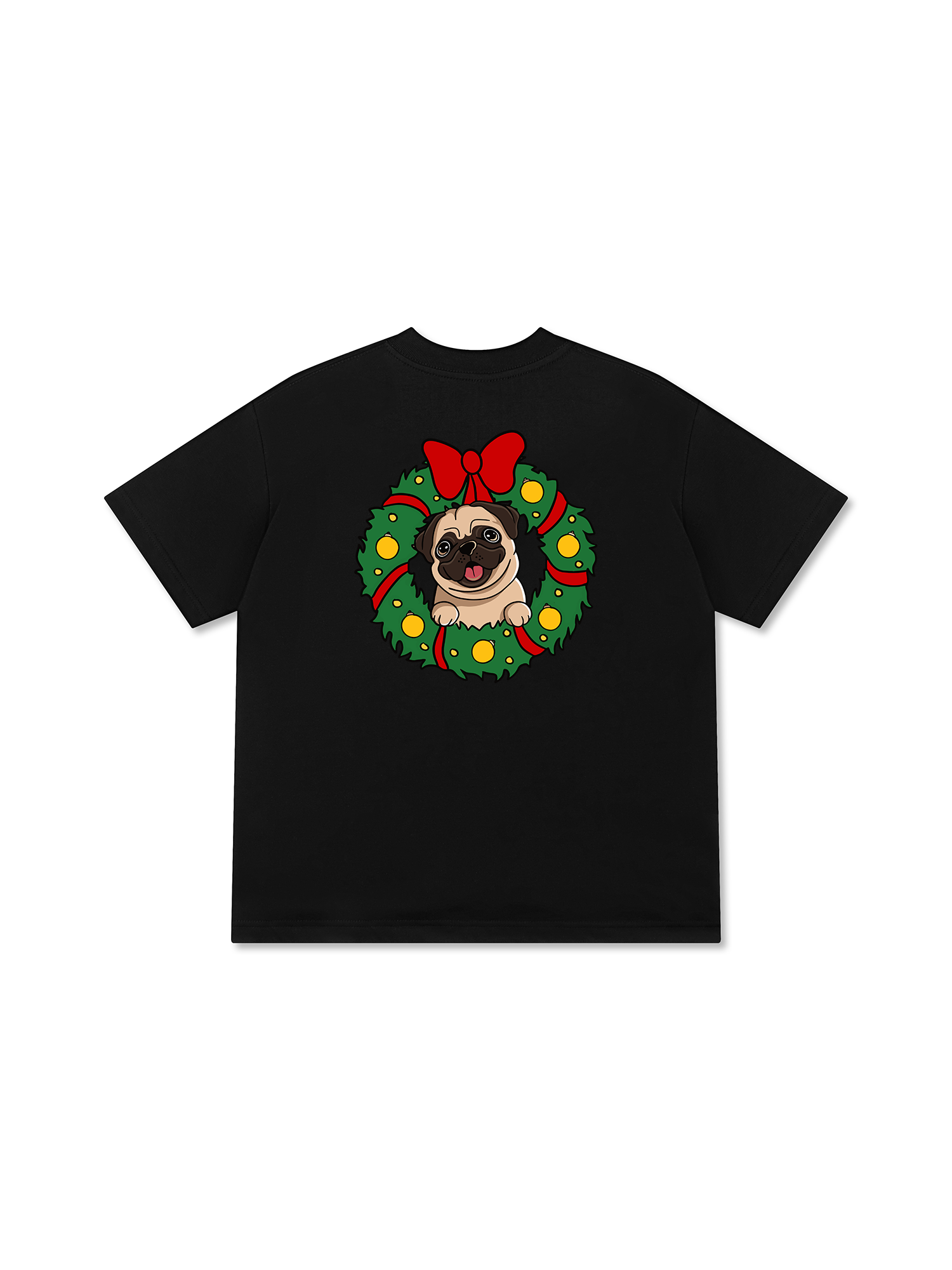 Áo Thun Relaxed Fit Pug In A Wreath