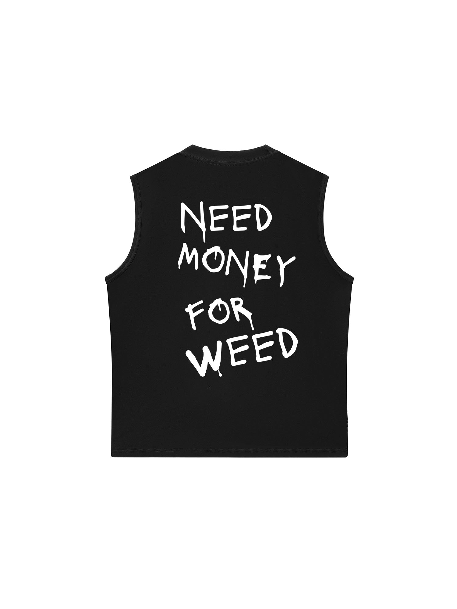 Áo Ba Lỗ Relaxed Fit Need Money For Weed