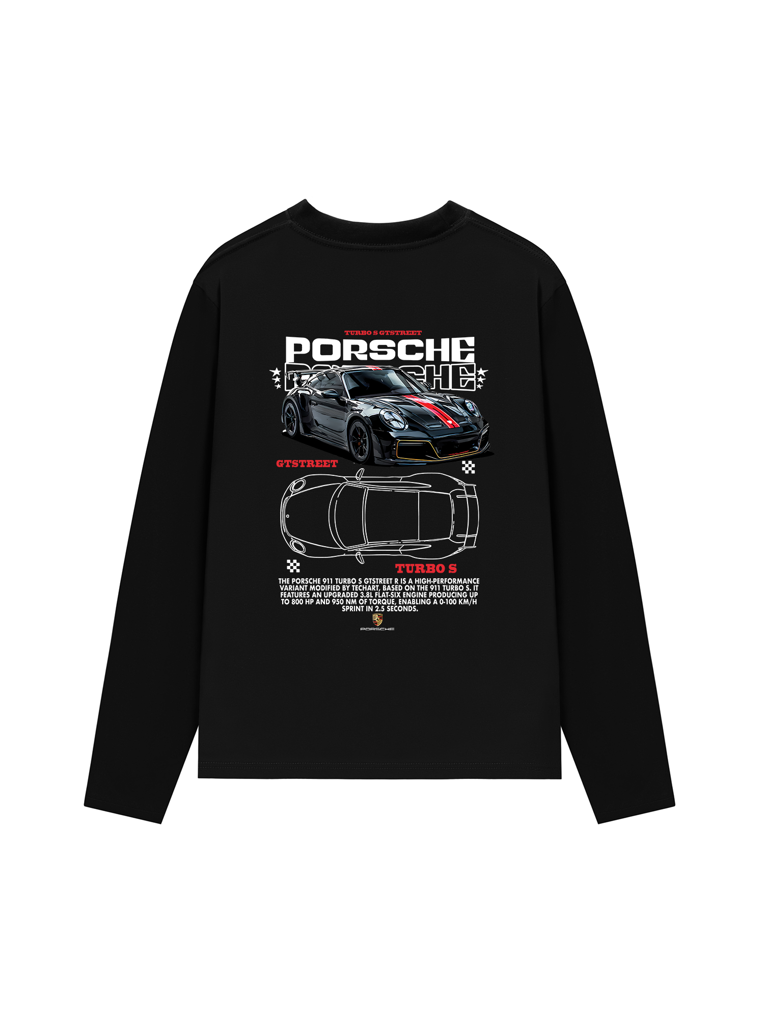 Áo Thun Dài Tay Porsche Turbo S GTSTREET