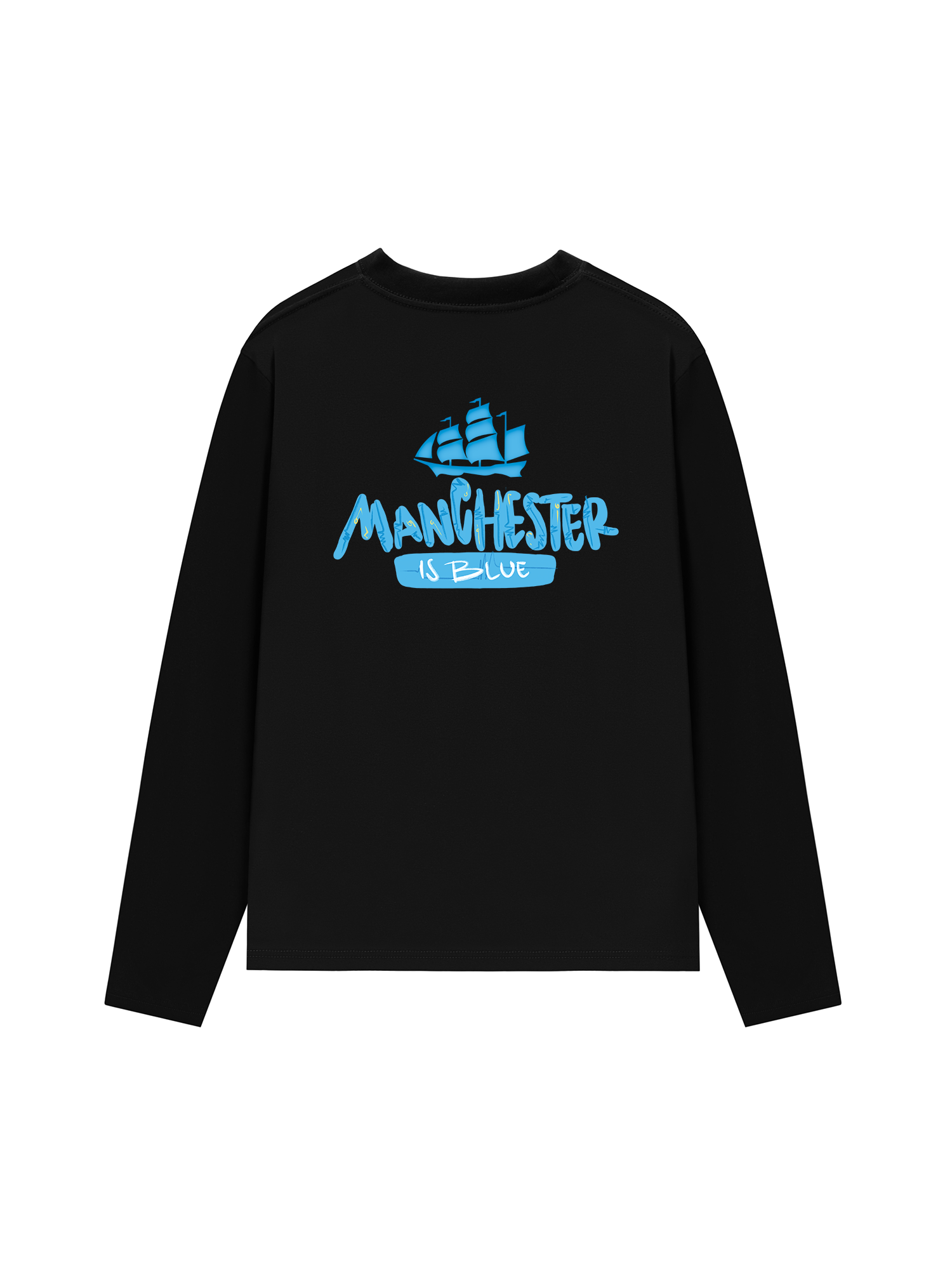 Áo Thun Dài Tay Manchester Is Blue Ver 2