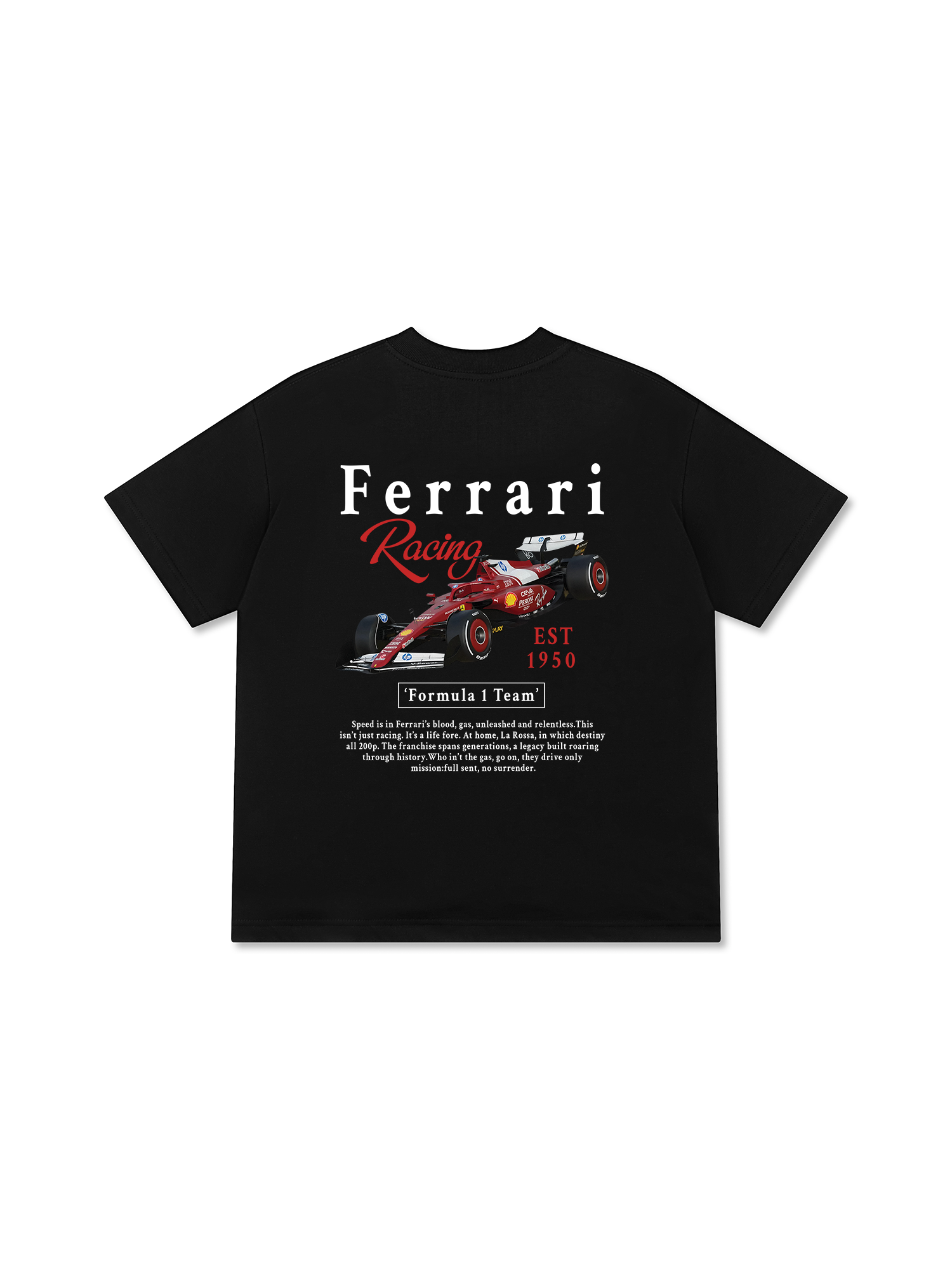 Áo Thun Relaxed Fit Ferrari Racing EST 1950